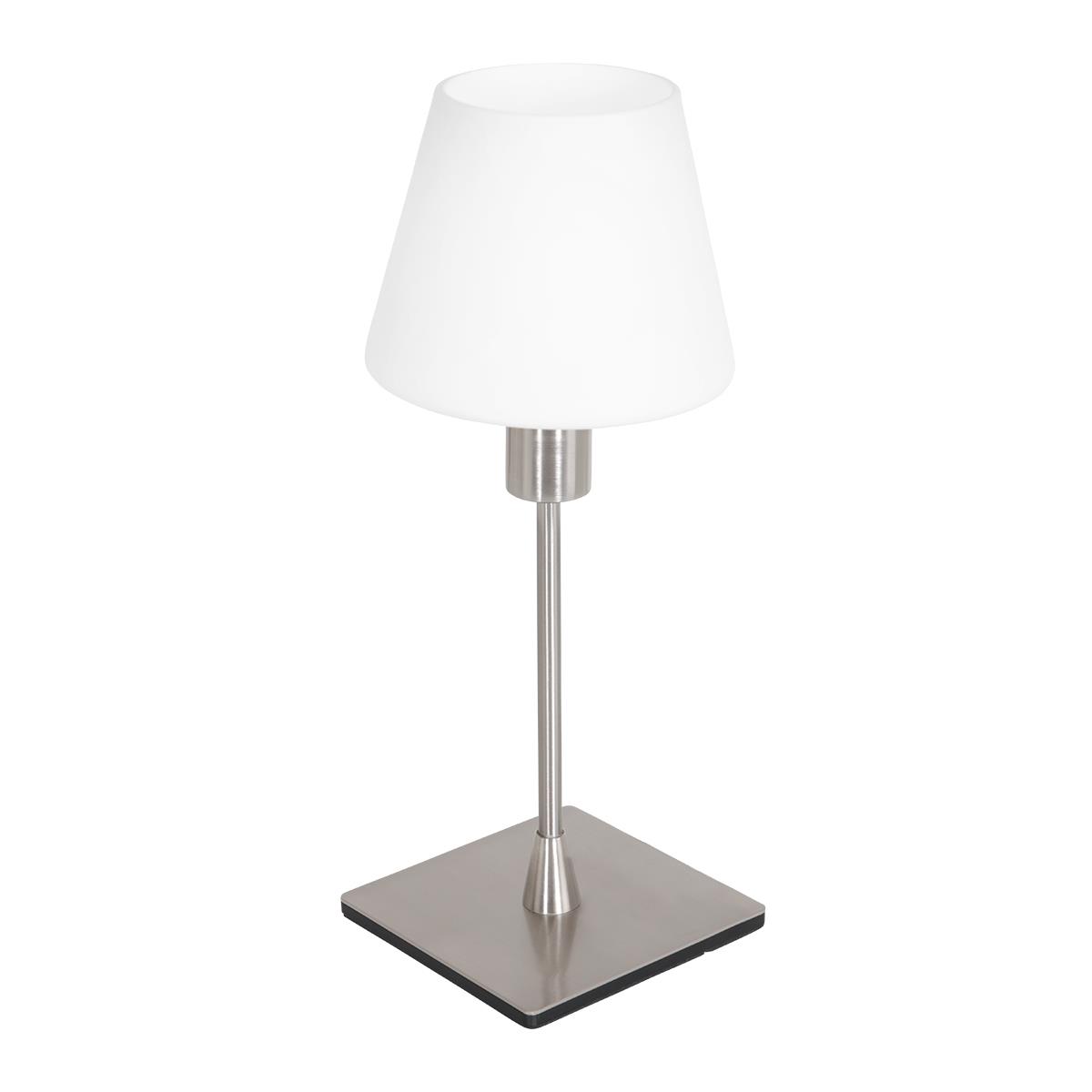 Steinhauer - tafellamp - Ancilla - staal - glas metaal - Ø 14cm - E14 - 3100ST