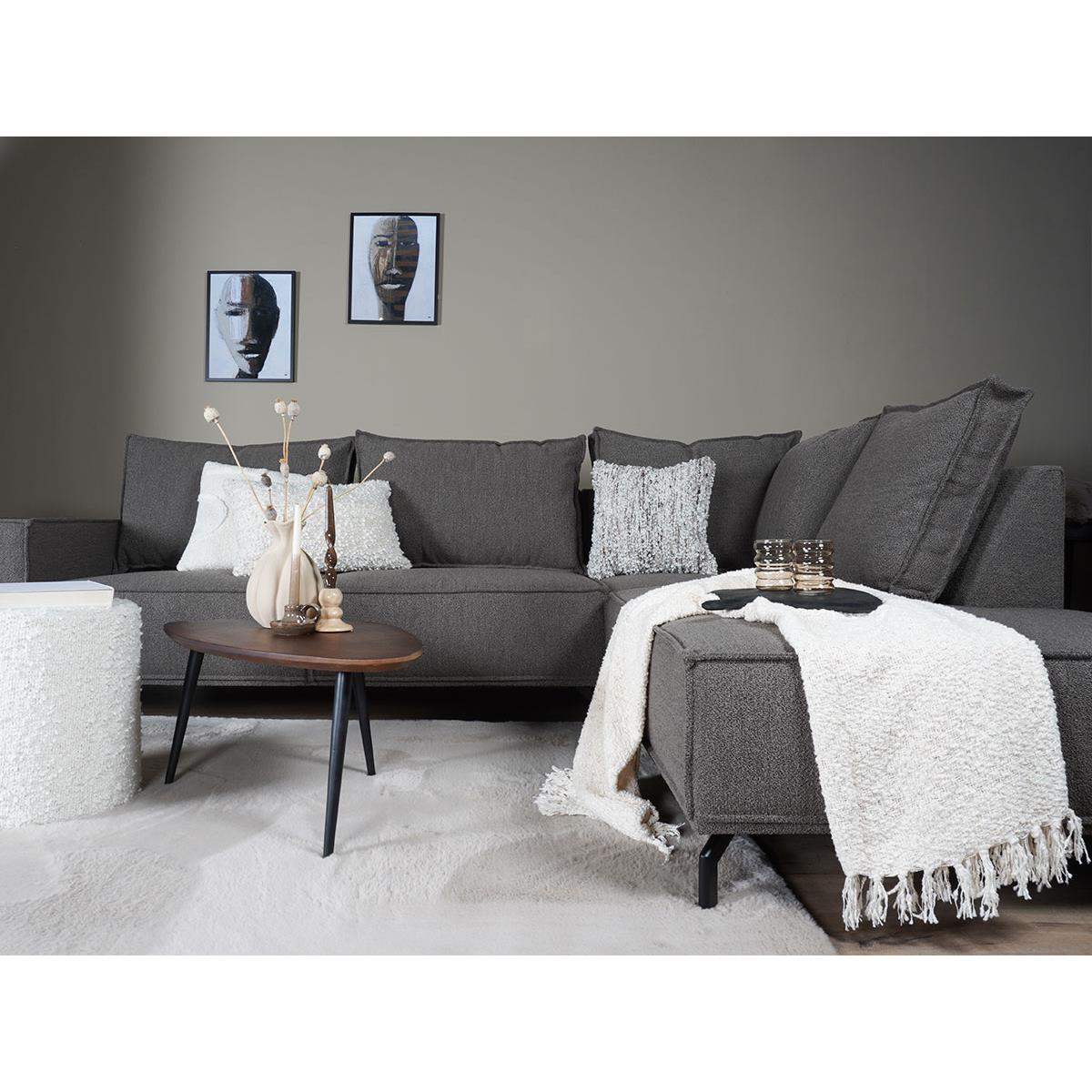 Home67 - Salontafel Manon Bruin 80 x 50 cm