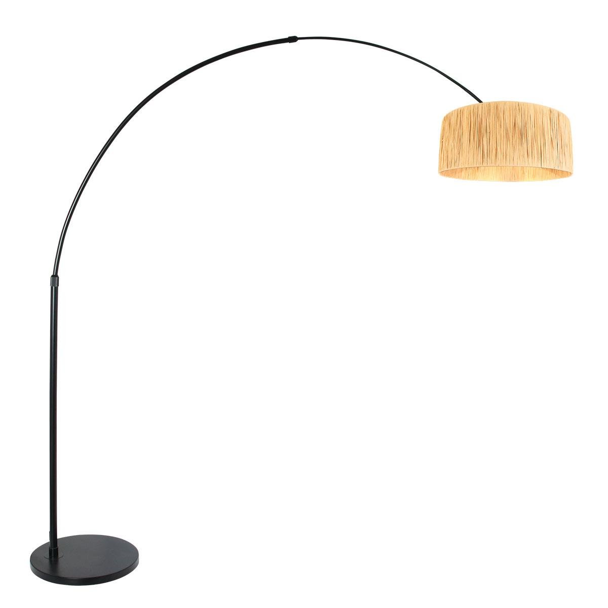 Steinhauer - vloerlamp - Sparkled Light - zwart - gras metaal - Ø 50cm - E27 - 3789ZW