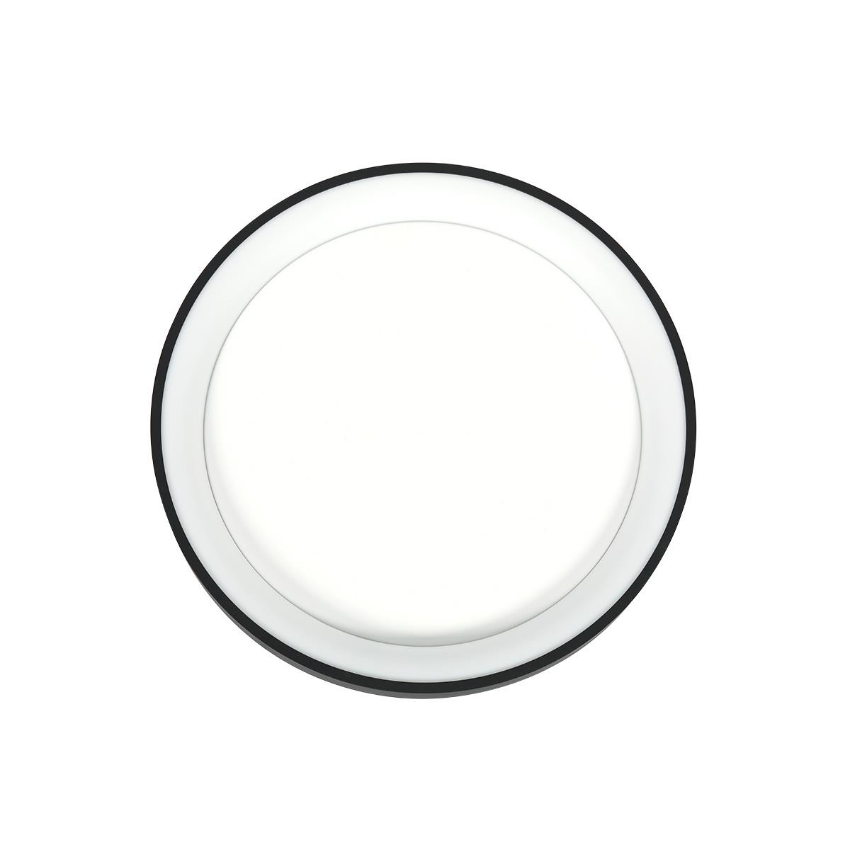 Steinhauer Plafondlamp Ringlede Zwart Ø 28cm Led 20Watt Dimbaar 3690ZW