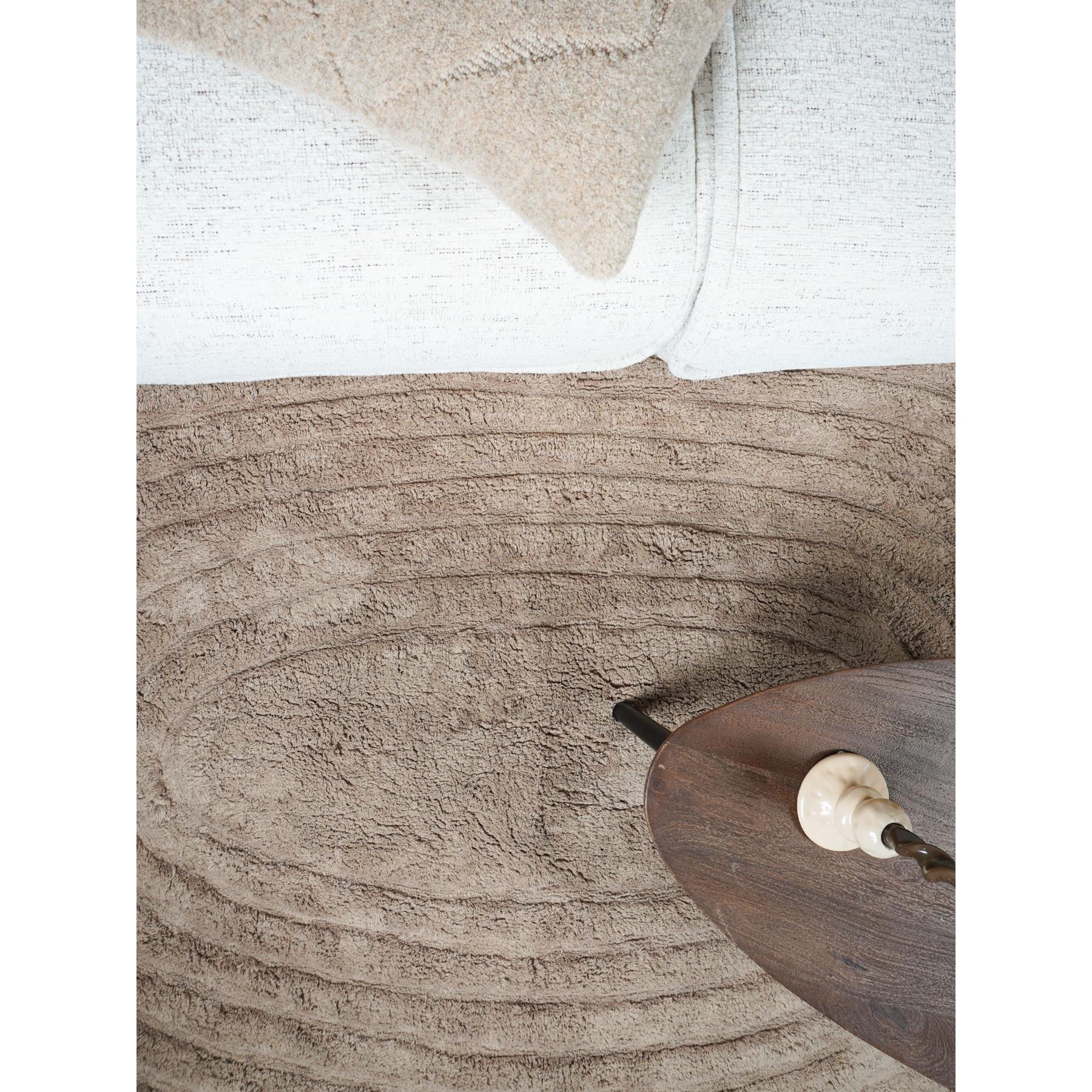 Veer Carpets - Wasbaar Vloerkleed Oliver - Taupe 160 x 230 cm