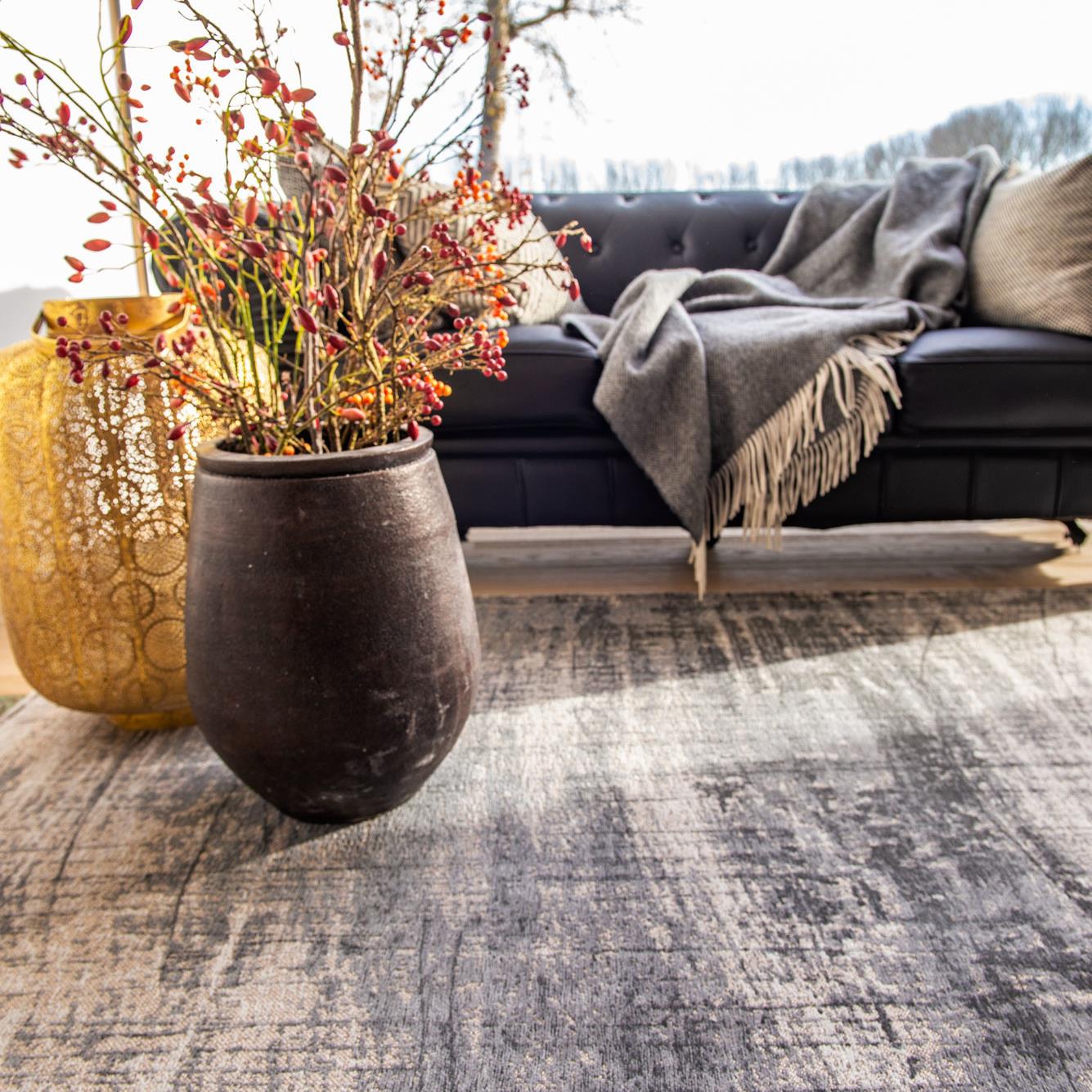 Louis de Poortere Mad Men Vloerkleed 200 x 280 cm - Jersey Stone