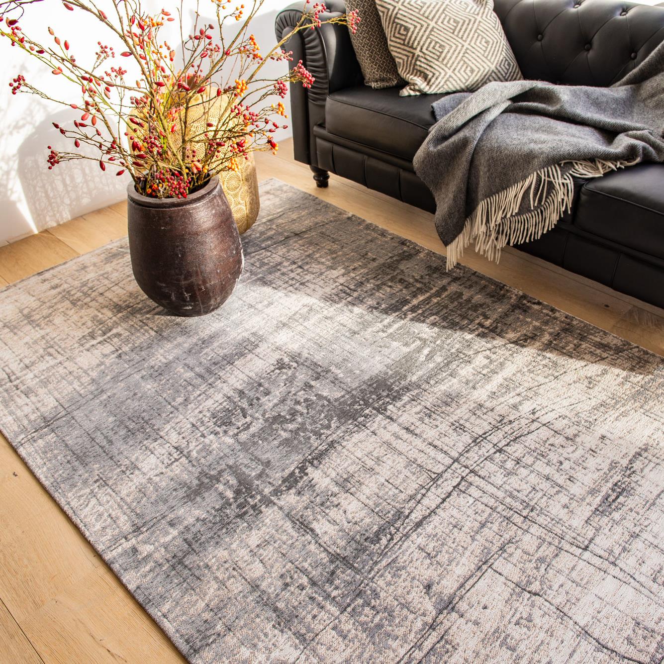 Louis de Poortere Mad Men Vloerkleed 200 x 280 cm - Jersey Stone