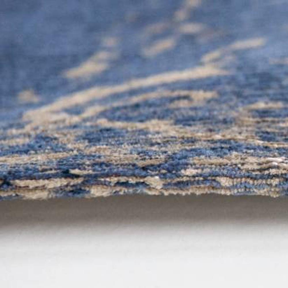 Louis de Poortere Mad Men 8629 Abyss Blue Vloerkleed
