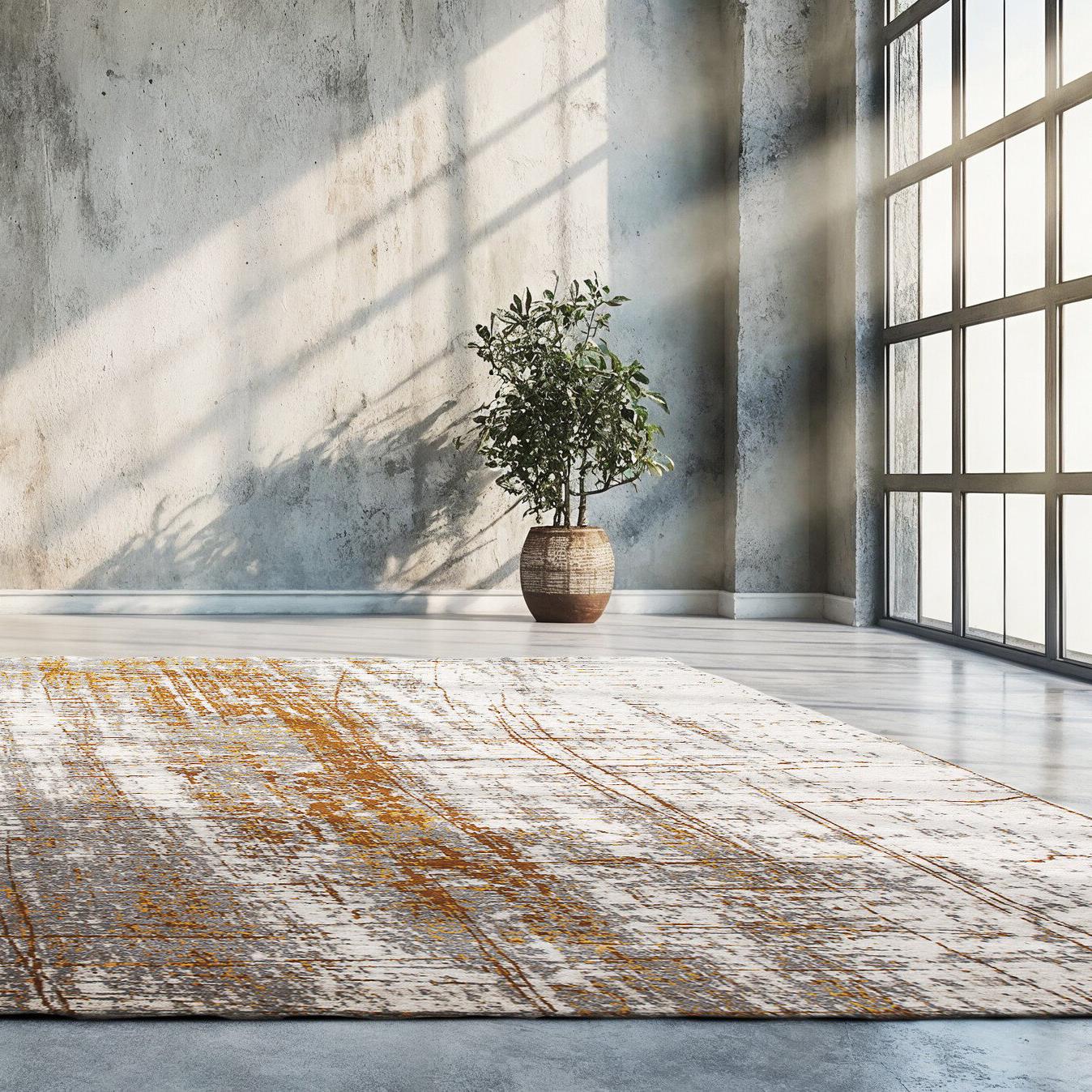 Louis de Poortere Mad Men Vloerkleed 170 x 240 cm - Columbus Gold