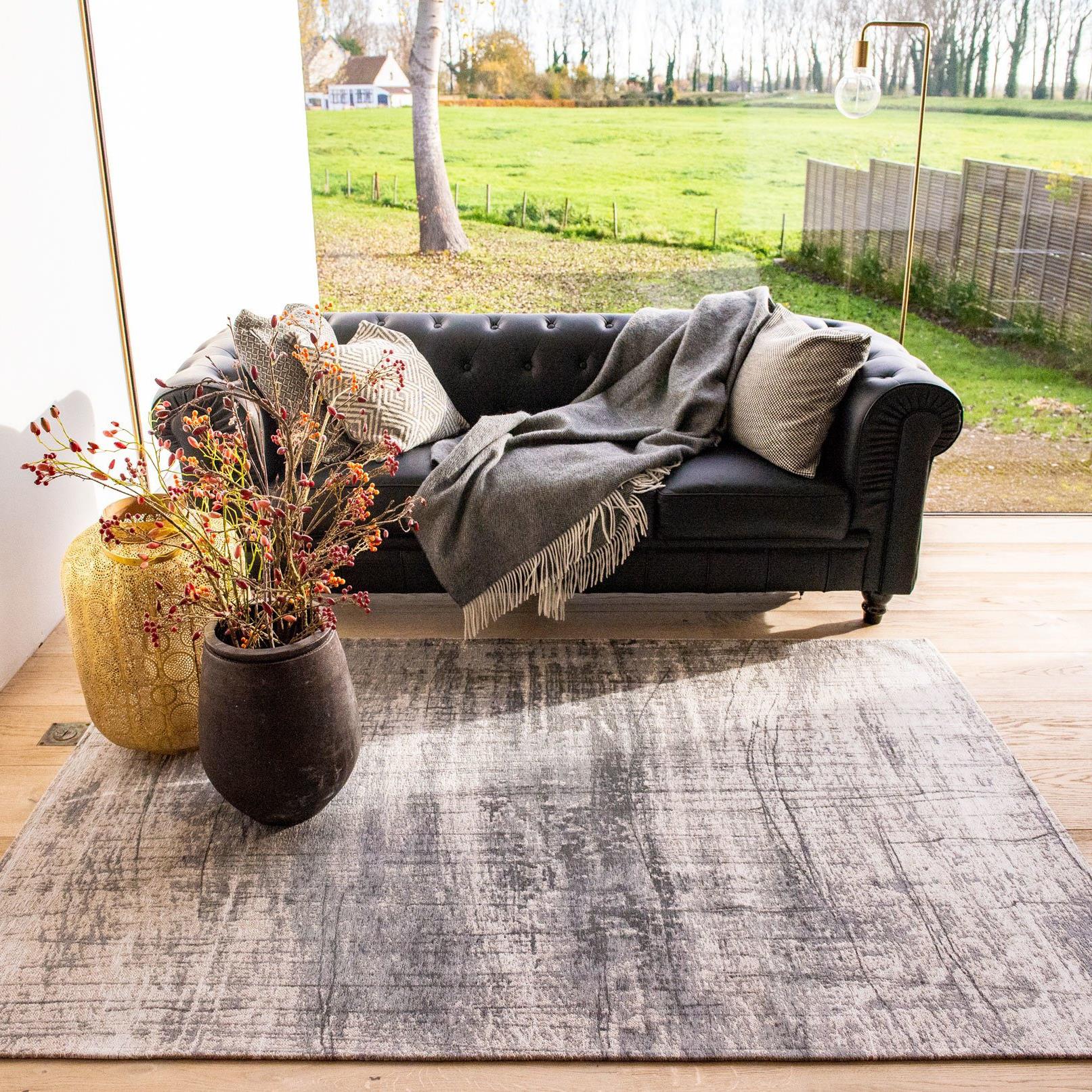 Louis de Poortere Mad Men Vloerkleed 140 x 200 cm - Jersey Stone