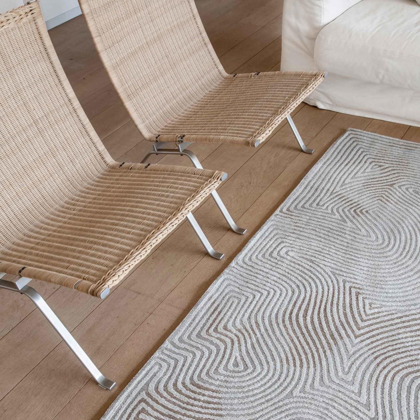Louis de Poortere Coral Meditation Vloerkleed 200 x 280 cm - Oyster White