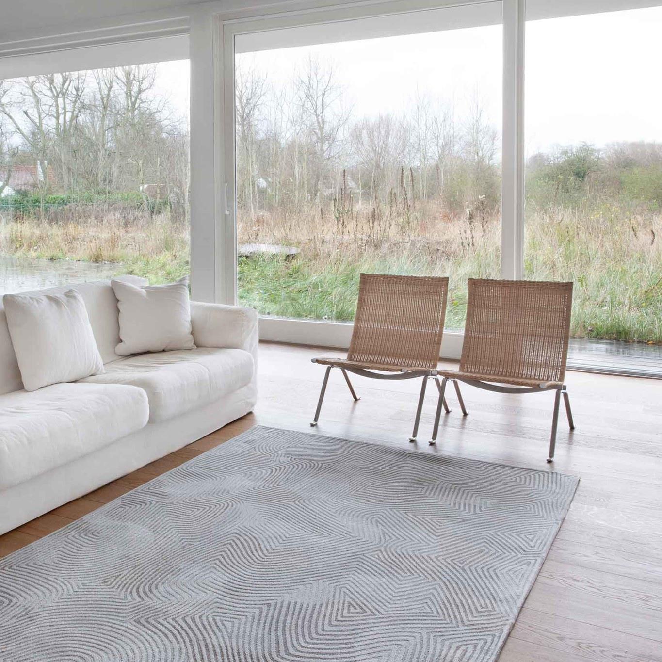 Louis de Poortere Coral Meditation Vloerkleed 240 x 340 cm - Oyster White