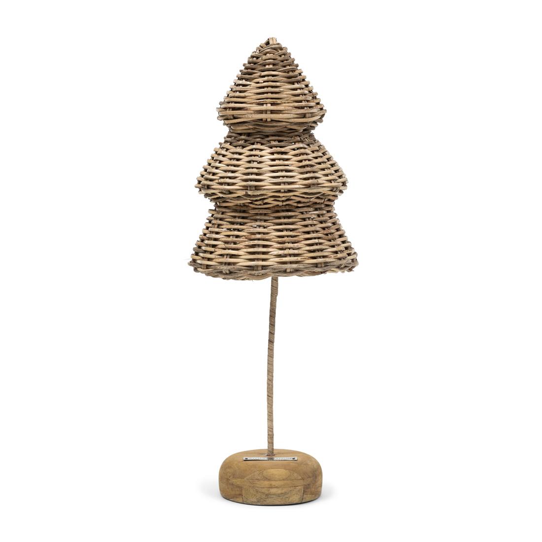 Riviera Maison Kerstboom Naturel - Lovely Christmas - Teakhout, Rattan