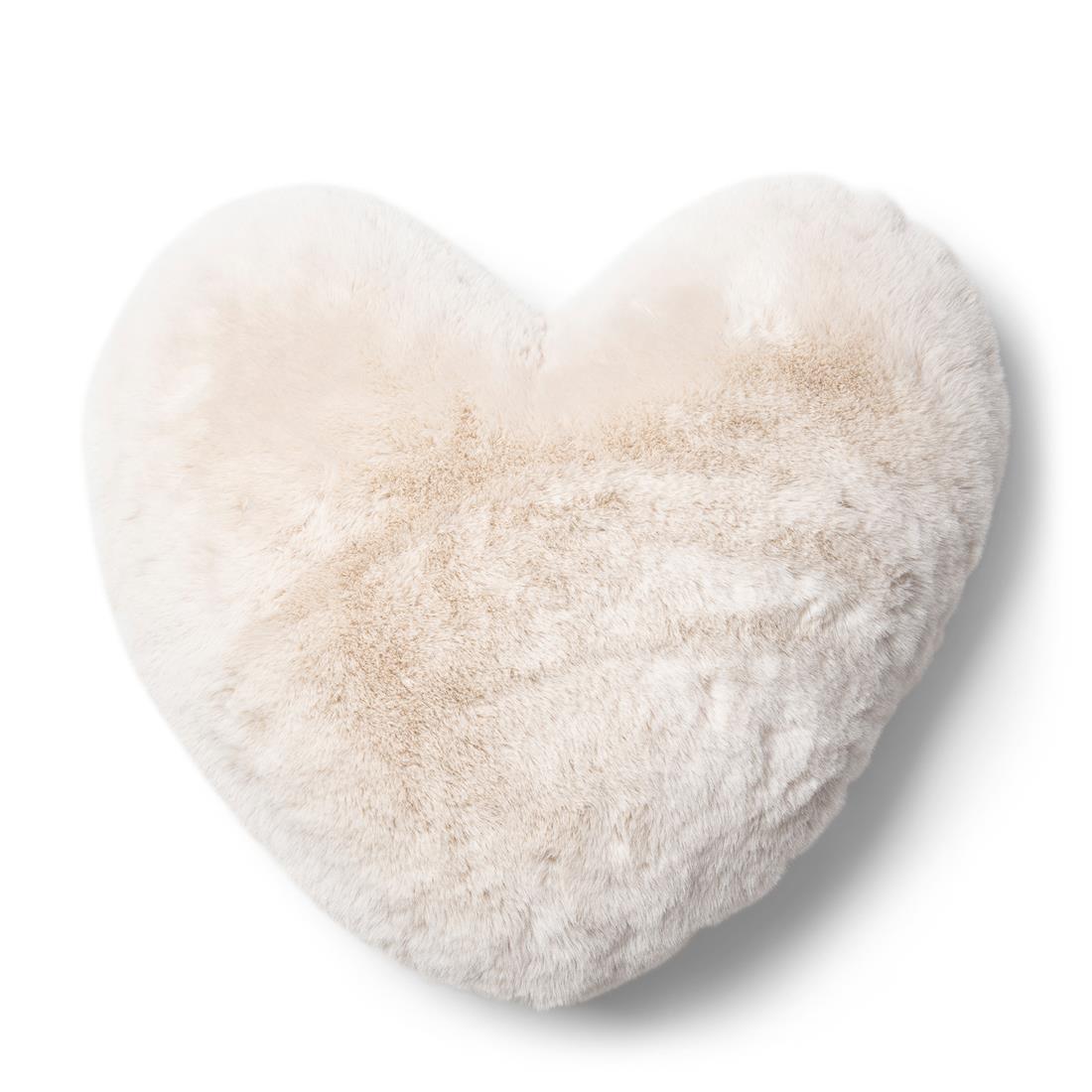 Riviera Maison Sierkussen Wit - Heather Heart - Polyester