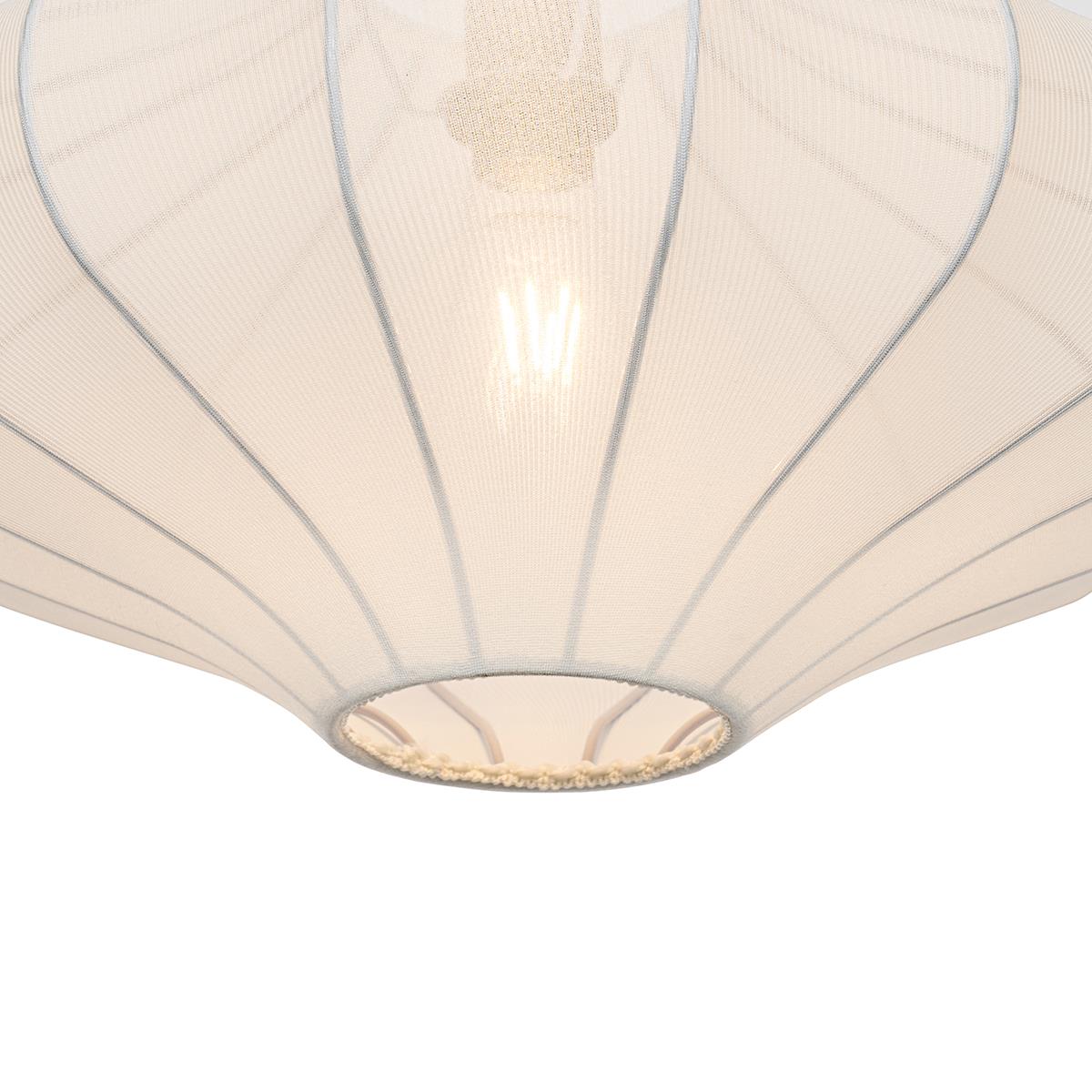 QAZQA Japandi hanglamp wit 50cm - Plu