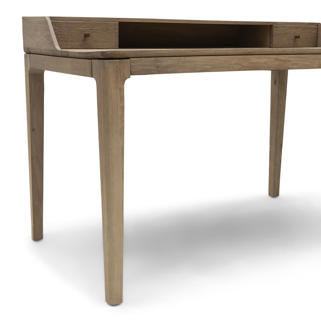 Rivièra Maison - Bureau Imola in gerecycled eikenhout, 130 cm breed en 70 cm lang, handgemaakt