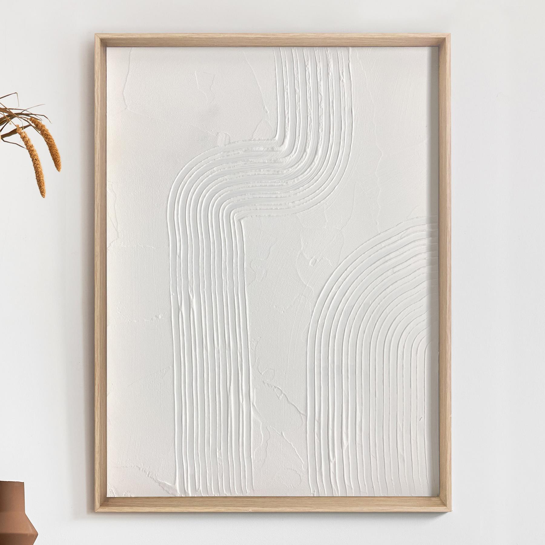 Reinders - Curves - Reliëf Art Schilderij 40x30cm Hout