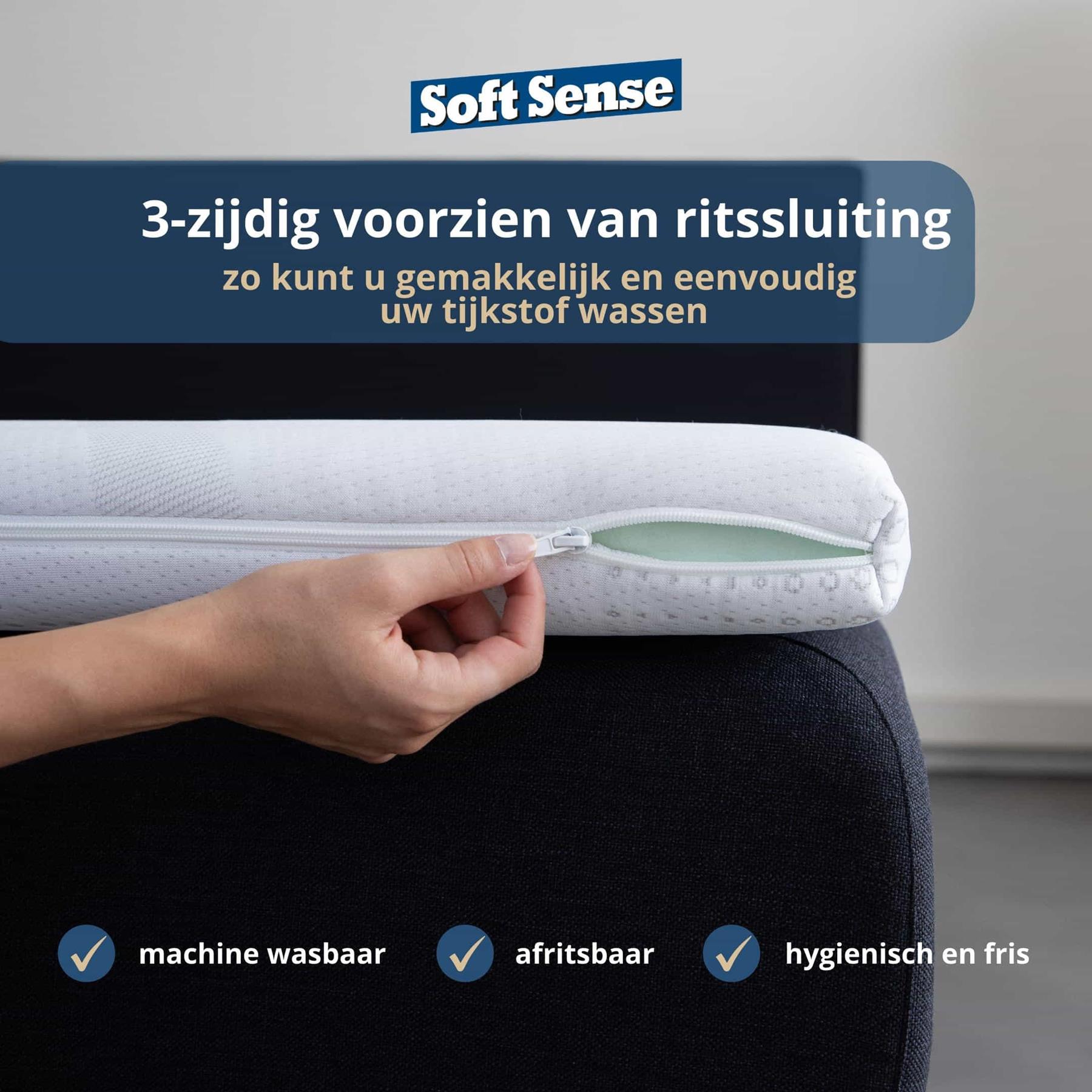 H&D Soft Sense - Koudschuim Topmatras - 130x190cm