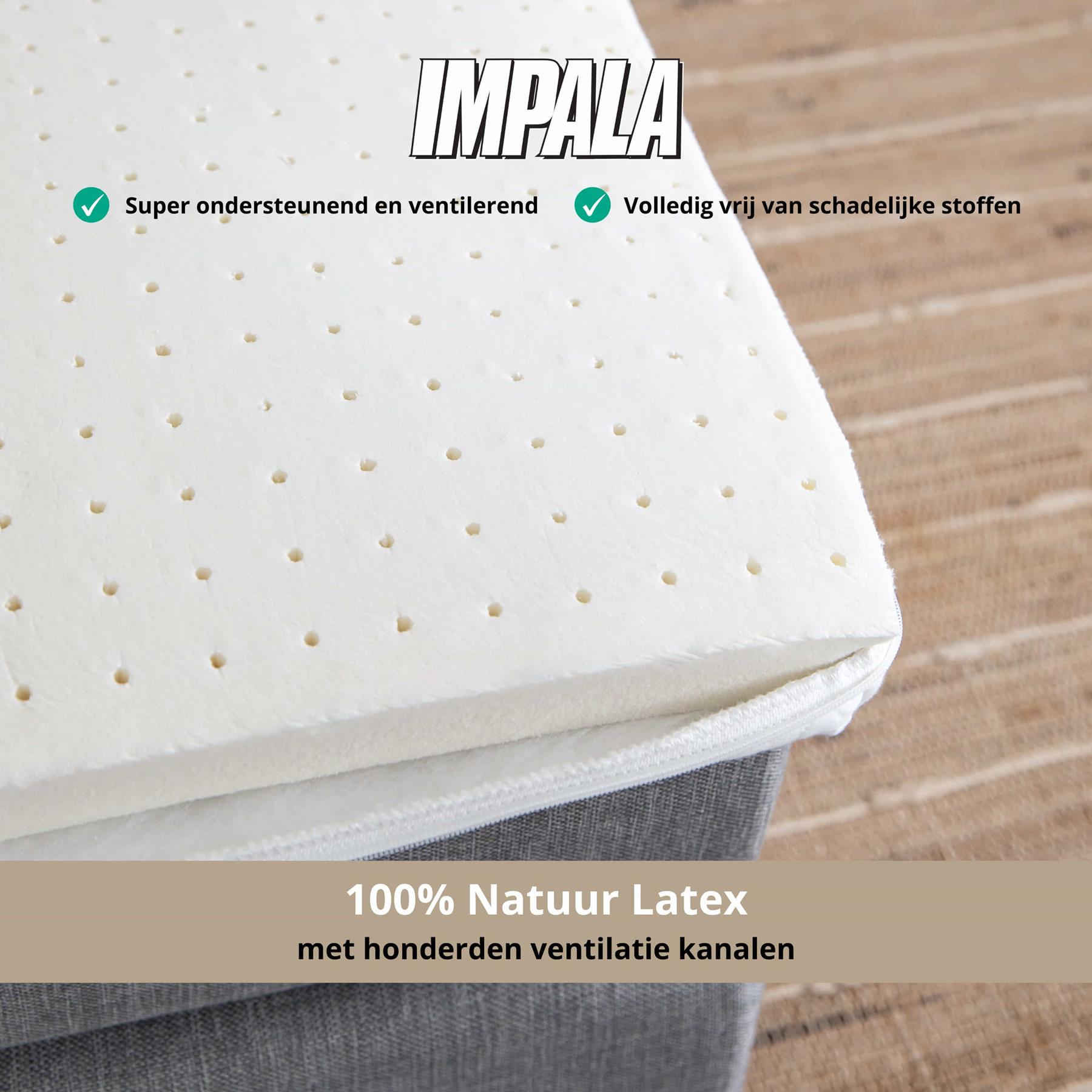 Impala - Ondersteunend Latex Topmatras - 160x200cm