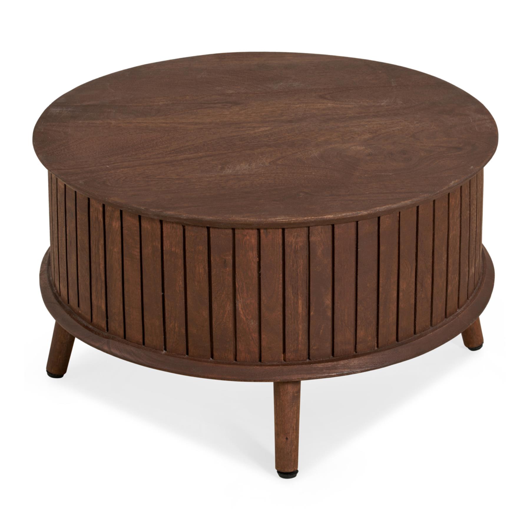 by fonQ Breno Salontafel Ø 65 cm - Tabacco