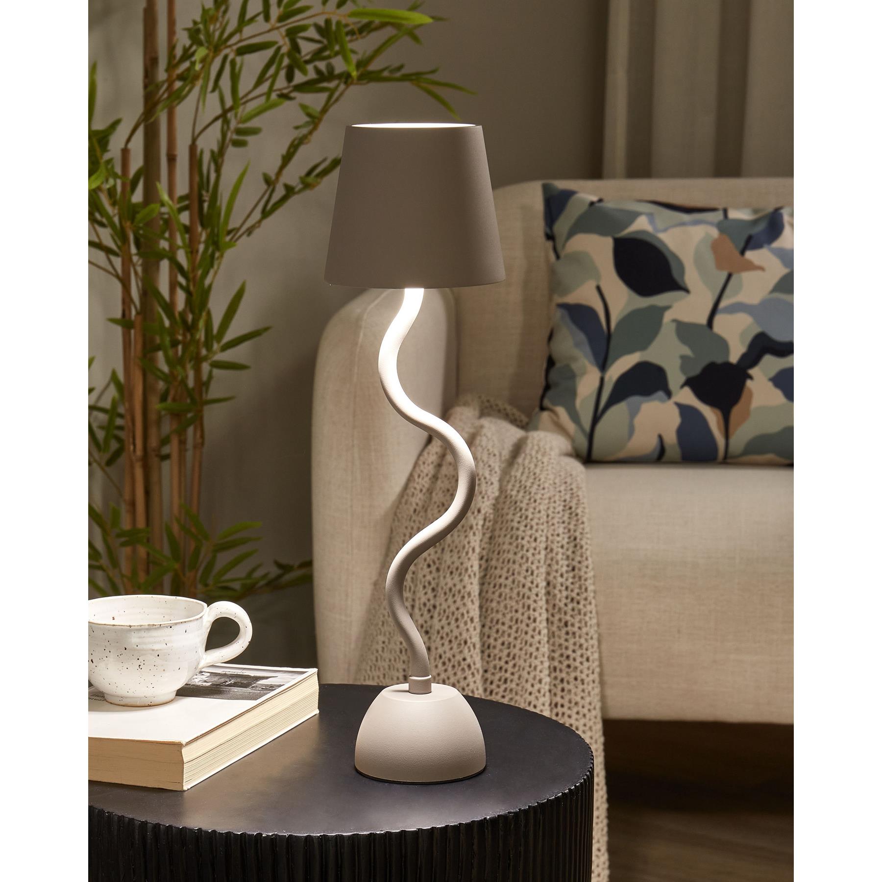 Beliani - VOUGA - Tafellamp - Beige - Aluminium|IJzer