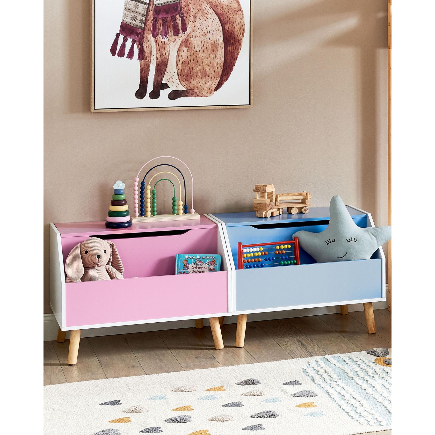 Beliani - CASPER - Opbergdoos - Blauw - MDF