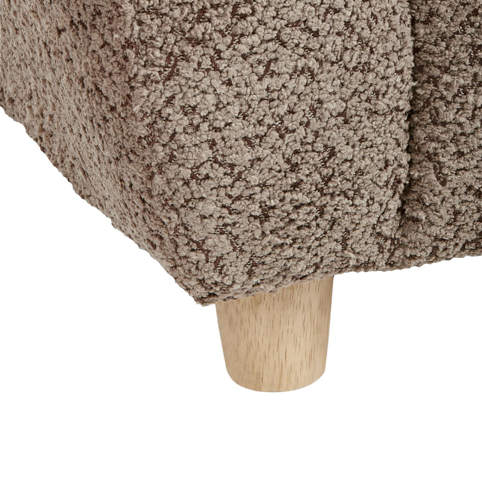 Beliani - MARIBO - Kinderfauteuil - Bruin - Bouclé