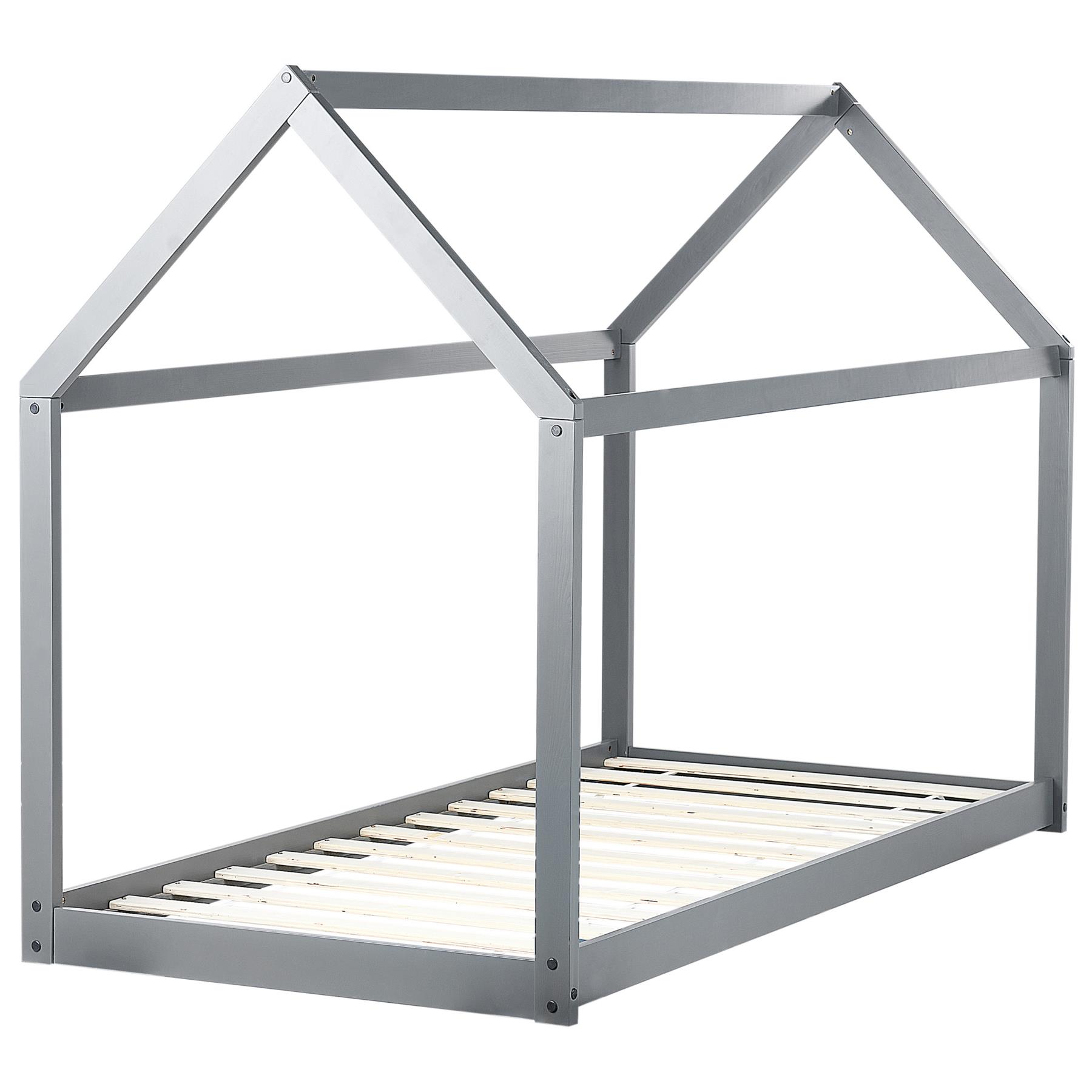 Beliani - TOSSE - Kinderbed - Grijs - 90 x 200 cm - Hout