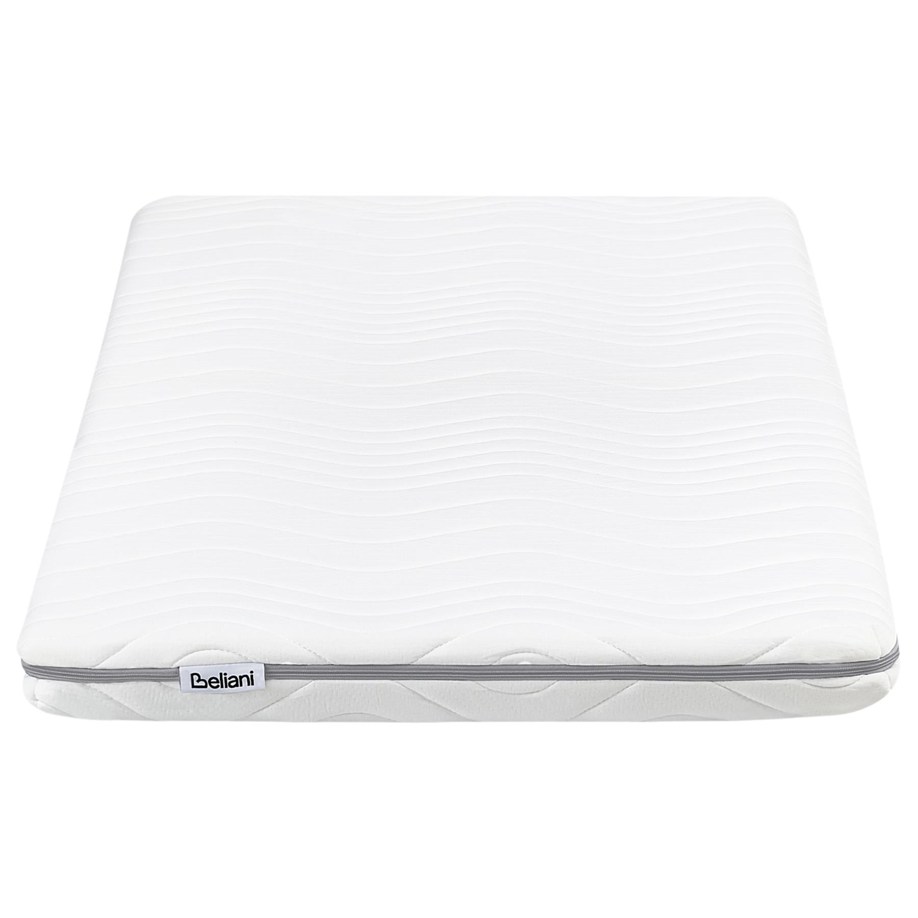Beliani - PETITE - Schuimmatras - Wit - 90 x 200 cm - Polyester