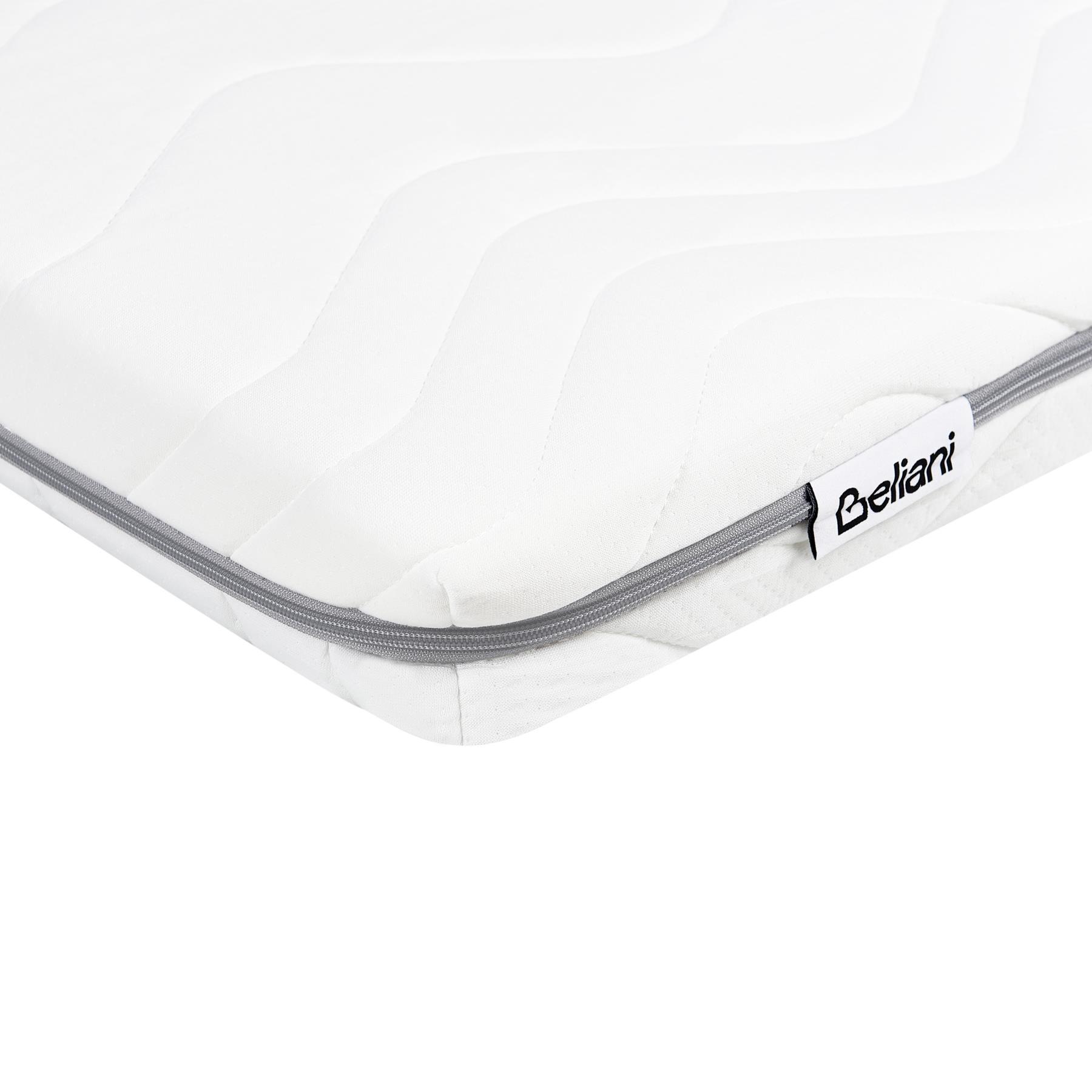 Beliani - PETITE - Schuimmatras - Wit - 90 x 200 cm - Polyester