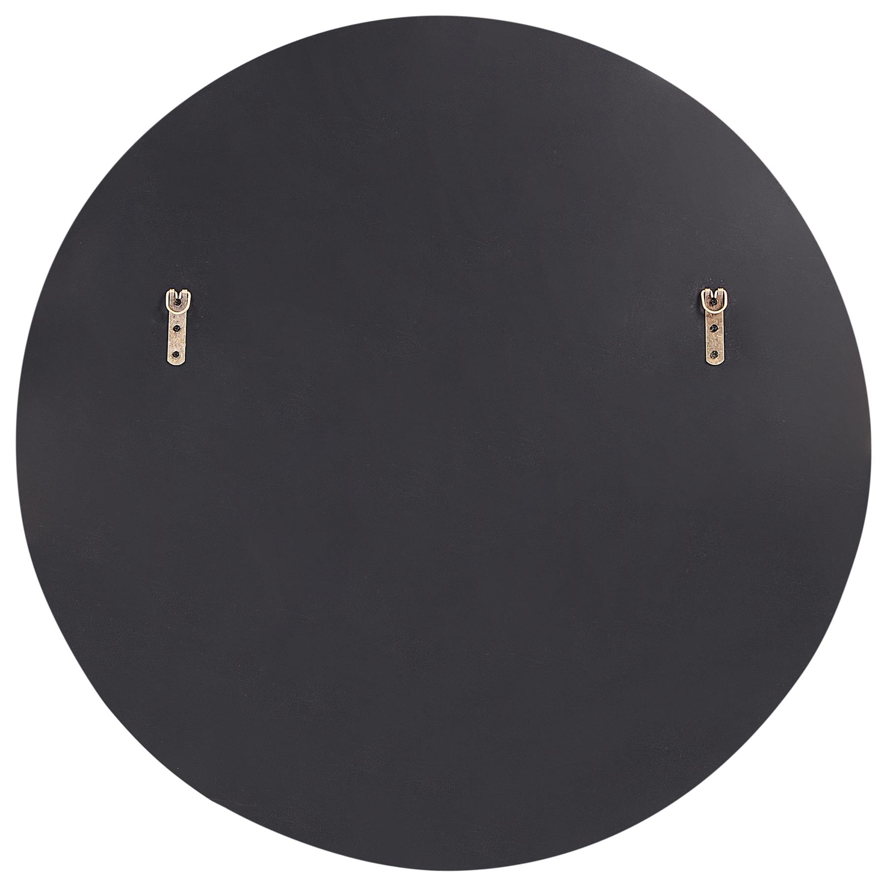 Beliani - TROUVILLE - Wandspiegel - Goud|Zwart - 80 cm - Glas