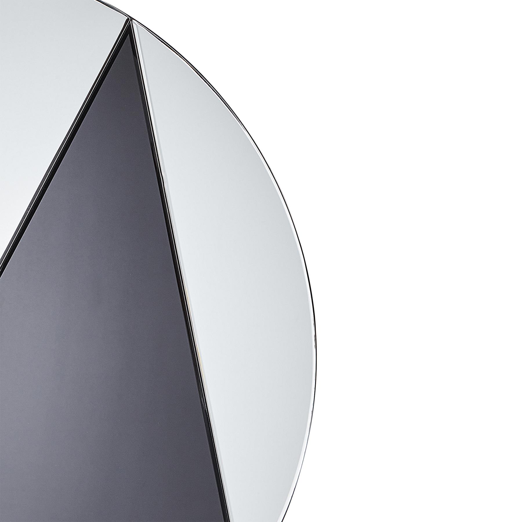 Beliani - TROUVILLE - Wandspiegel - Goud|Zwart - 80 cm - Glas