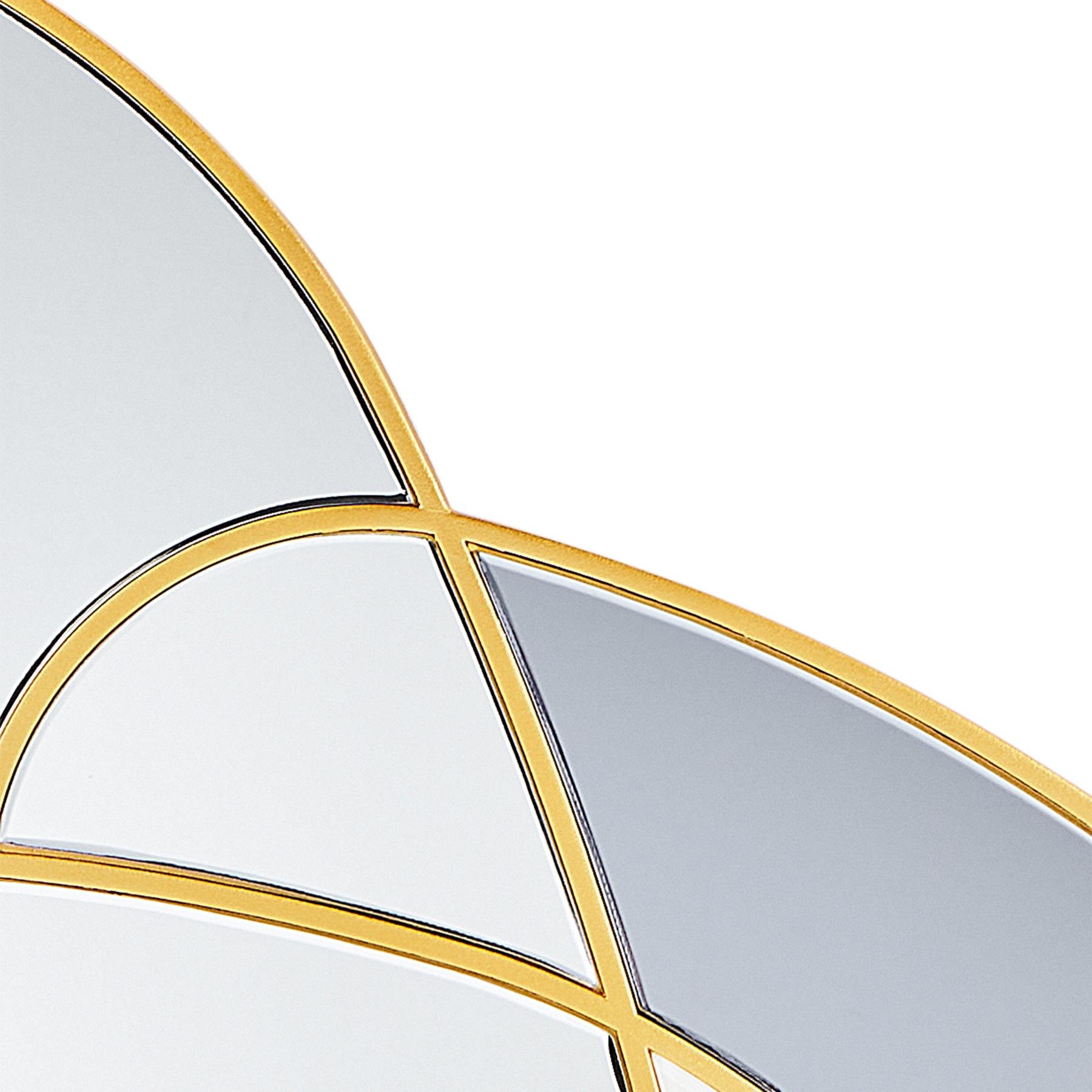Beliani - TAILLY - Wandspiegel - Goud - 99 x 89 cm - Glas