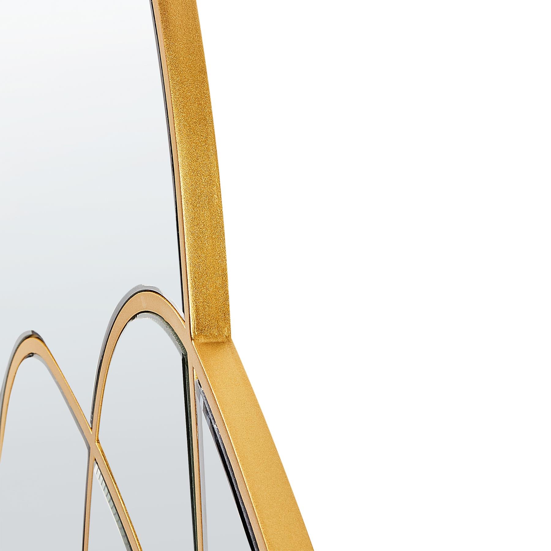 Beliani - TAILLY - Wandspiegel - Goud - 99 x 89 cm - Glas