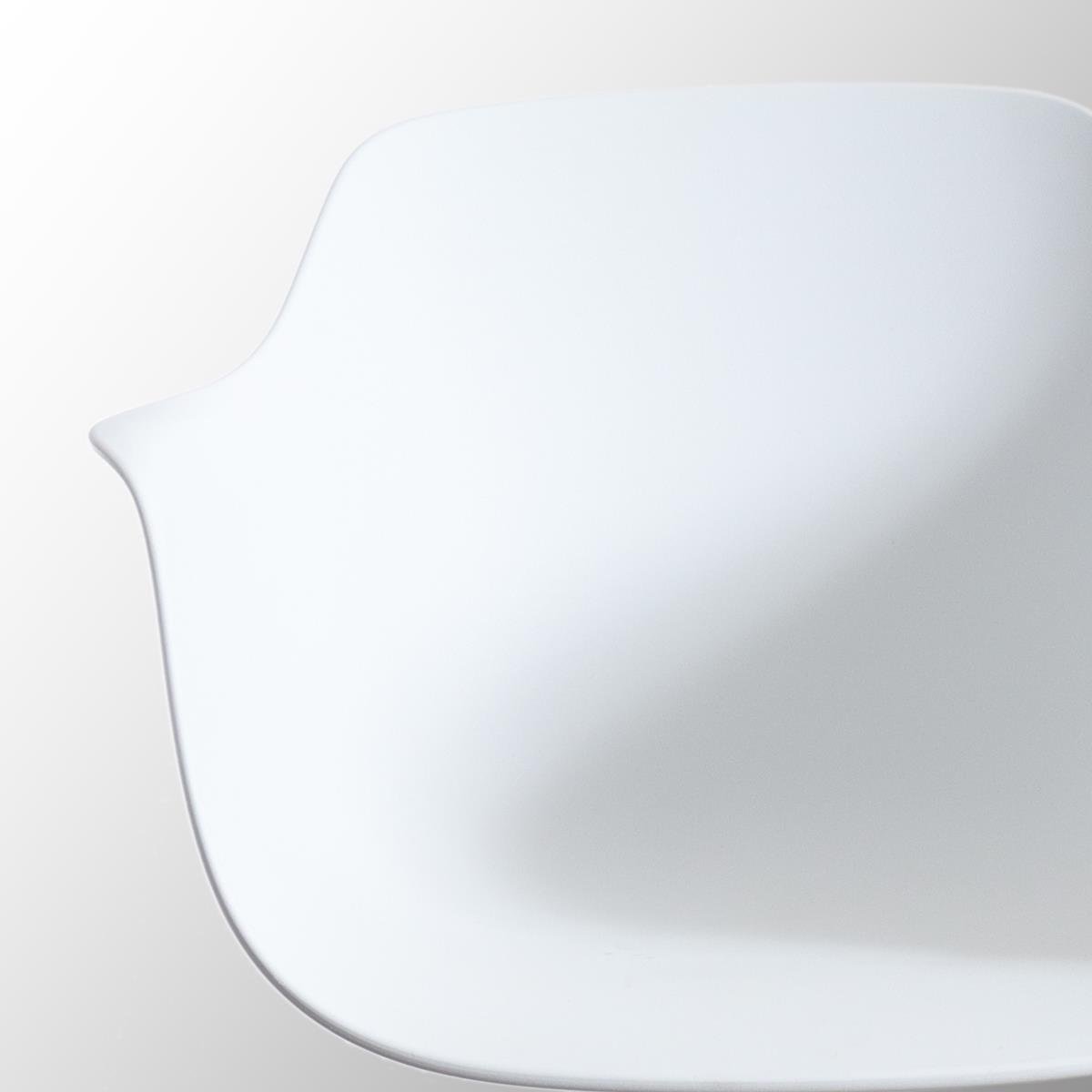 Nolon Noa-Puk Eetkamerstoelen Set van 2 - Wit - Wit Onderstel