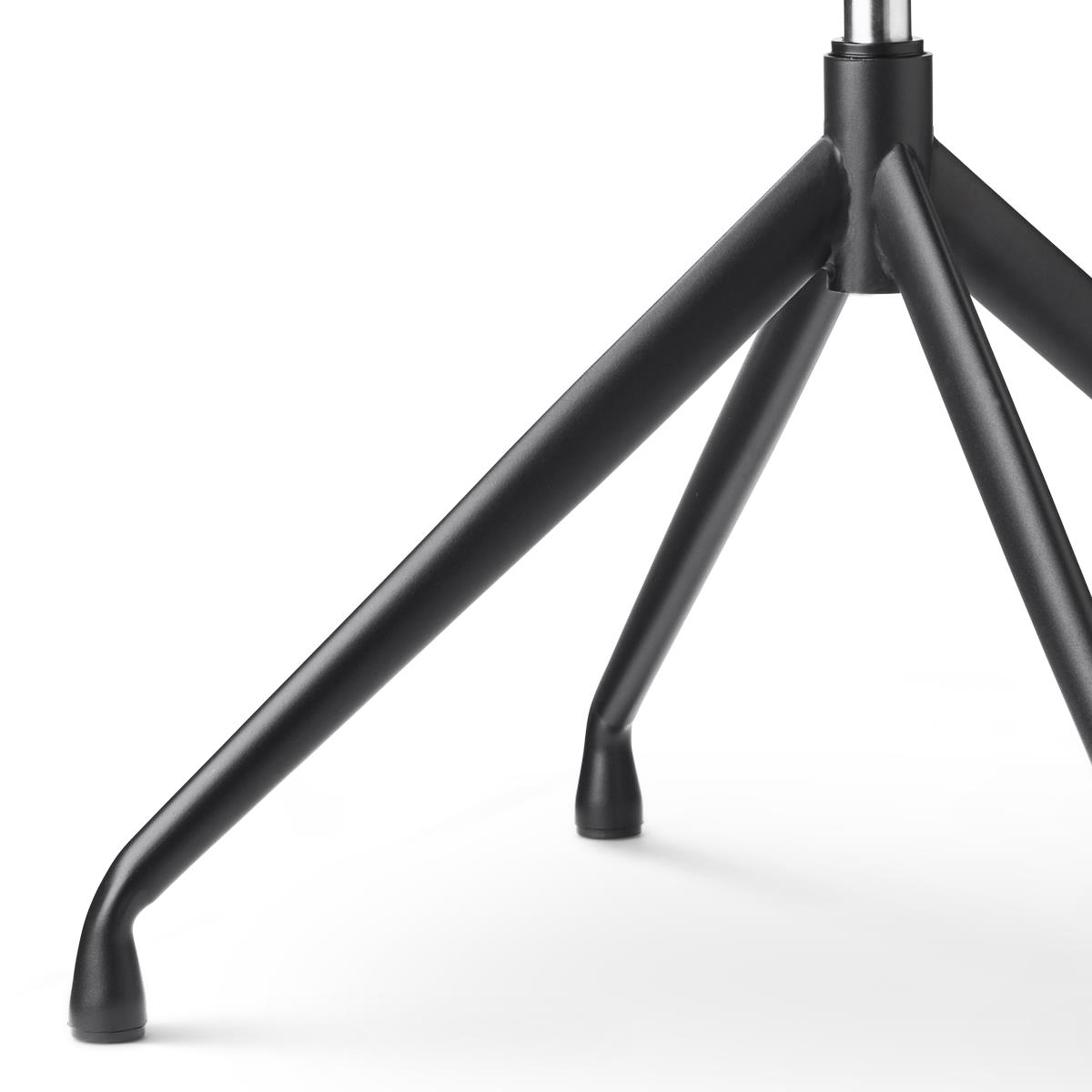 Nolon Nola-Pip Draaibare Eetkamerstoelen Wit - Zwart Onderstel - 2x
