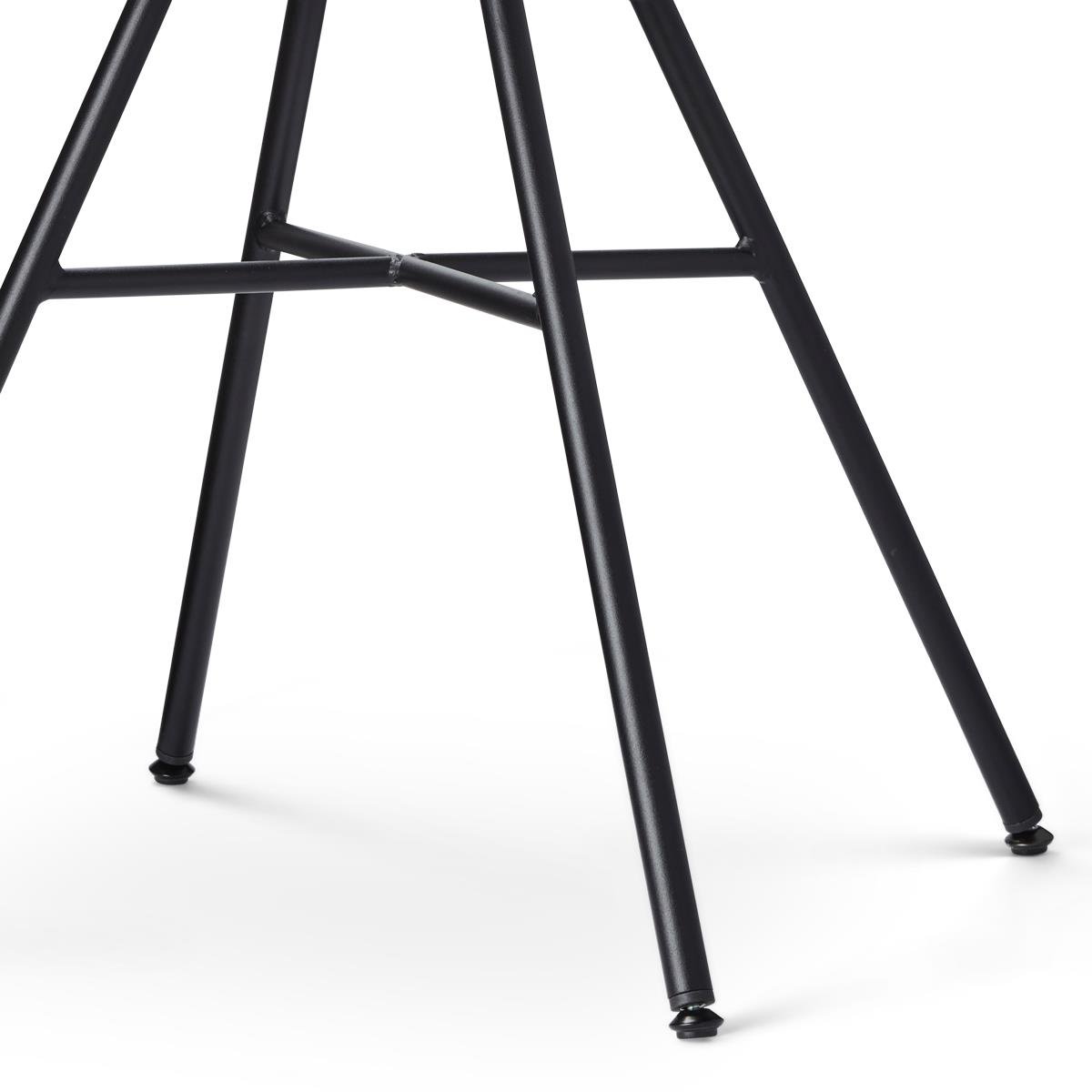 Nolon Noa-Eef Eetkamerstoelen Set van 2 - Bouclé Beige - Zwarte Poten