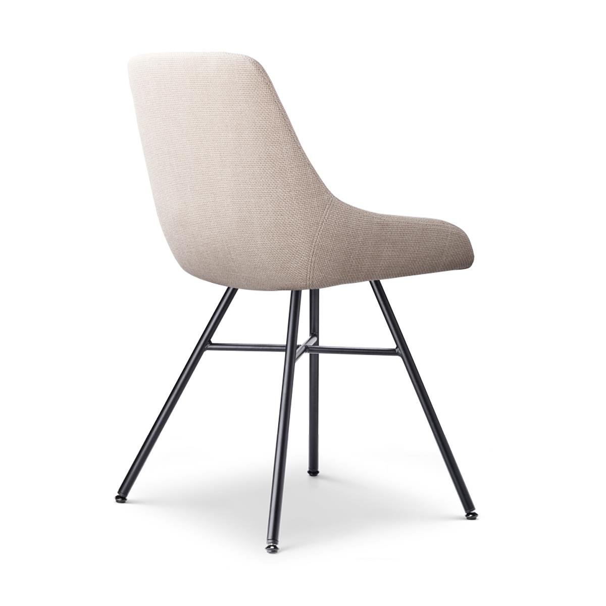 Nolon Noa-Isa Eetkamerstoelen Set van 2 - Beige - Zwart