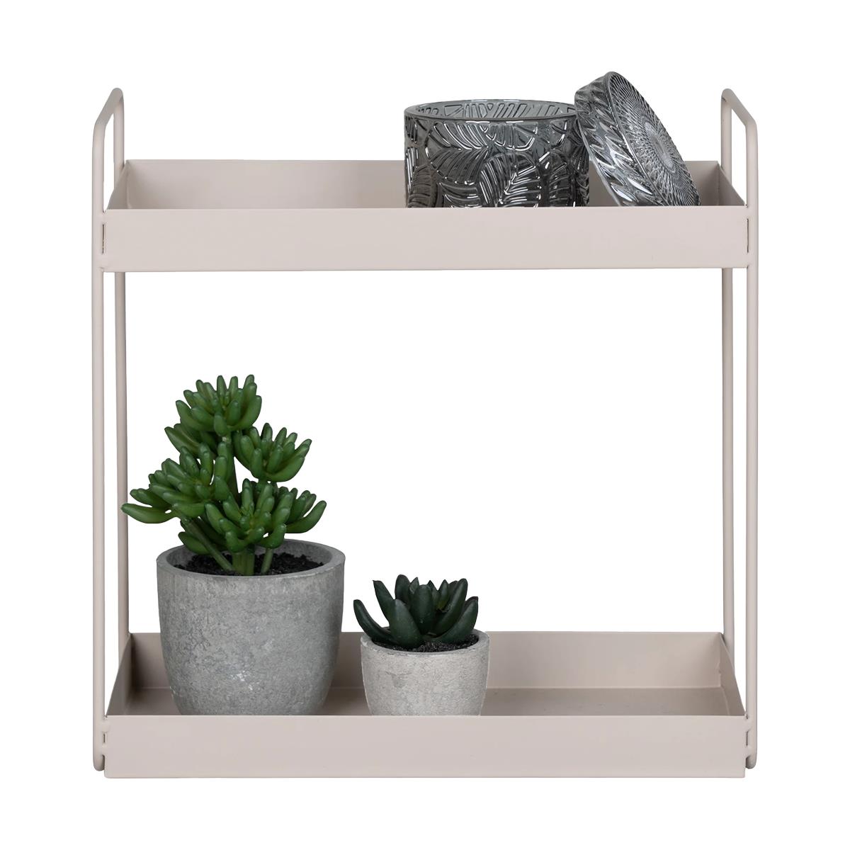 Artichok Pepijn Metalen Bijzettafel Beige