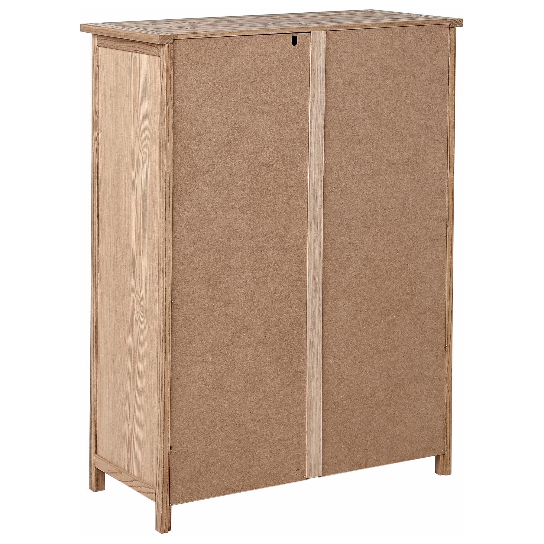Beliani - SALTON - Ladekast met 5 lades - Lichte houtkleur - Sassafras