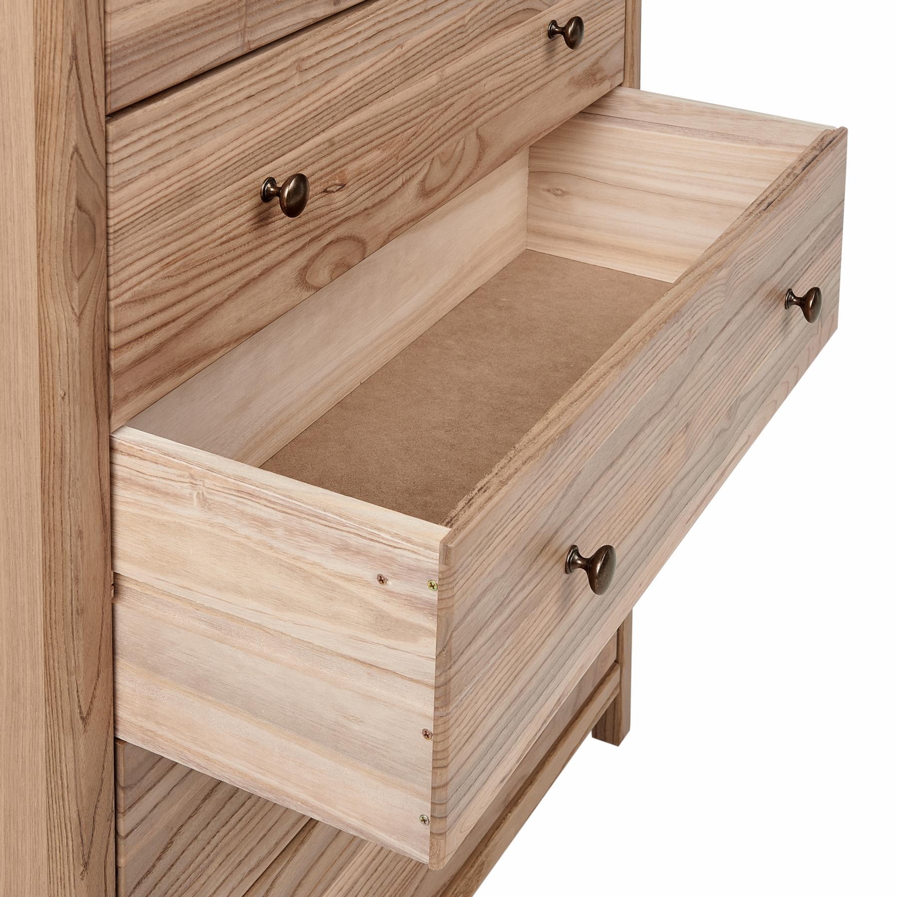 Beliani - SALTON - Ladekast met 5 lades - Lichte houtkleur - Sassafras