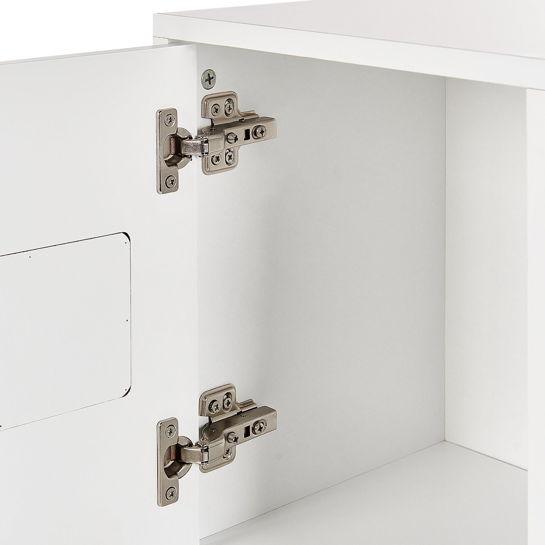 Beliani - CLOUDY - Boekenkast - Wit|Lichthout - MDF