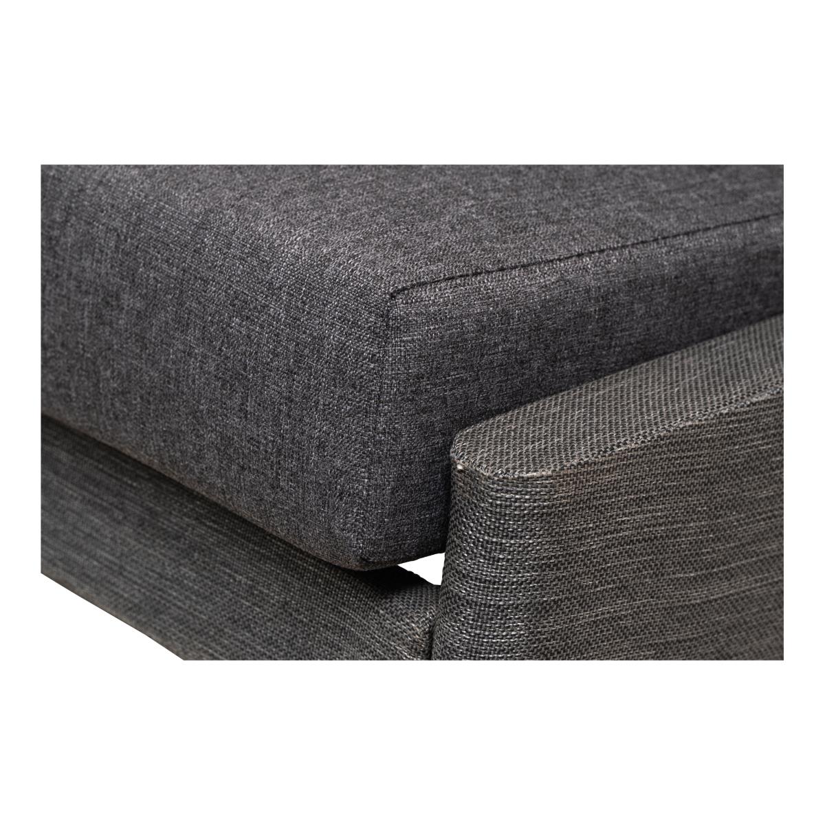 Lesli Living Loungebank Florence Tessile - antraciet