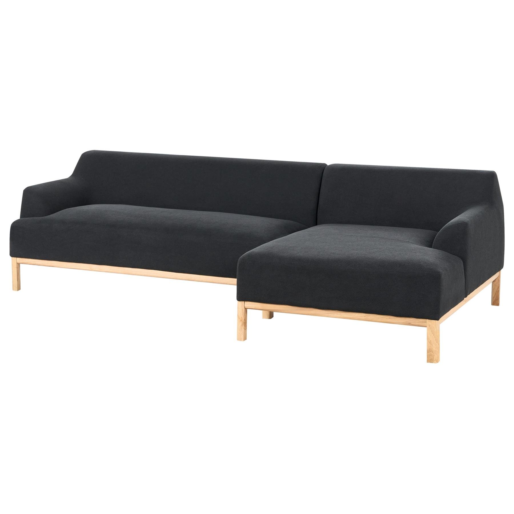 Beliani - SOSJO - Hoekbank - Zwart - Linkszijdig - Polyester