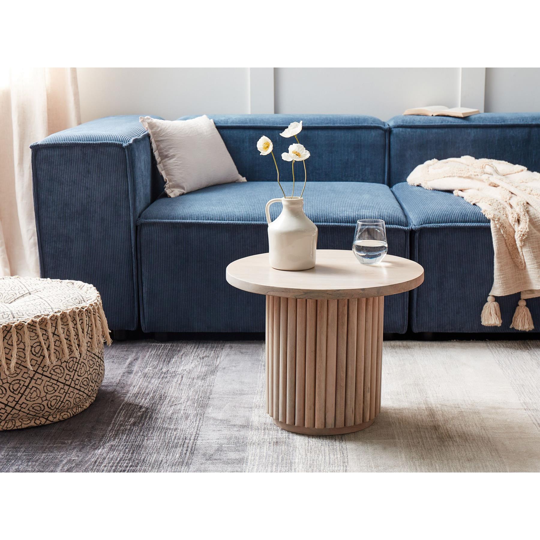 Beliani - LEMONT - Salontafel - Lichthout - Mangohout