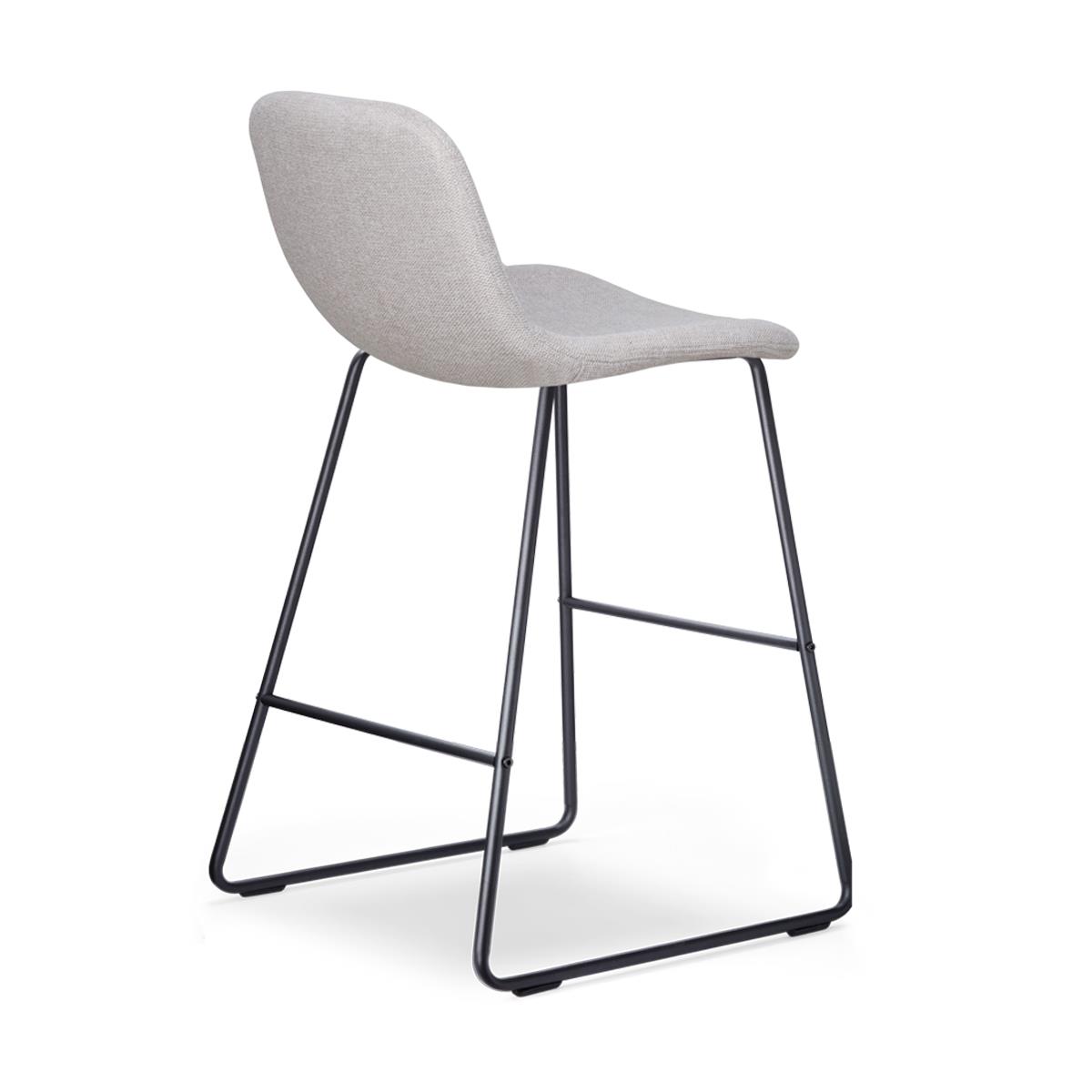 Nolon Nino-Mats Barkrukken Set van 2 - Beige - Zwart - 65 cm
