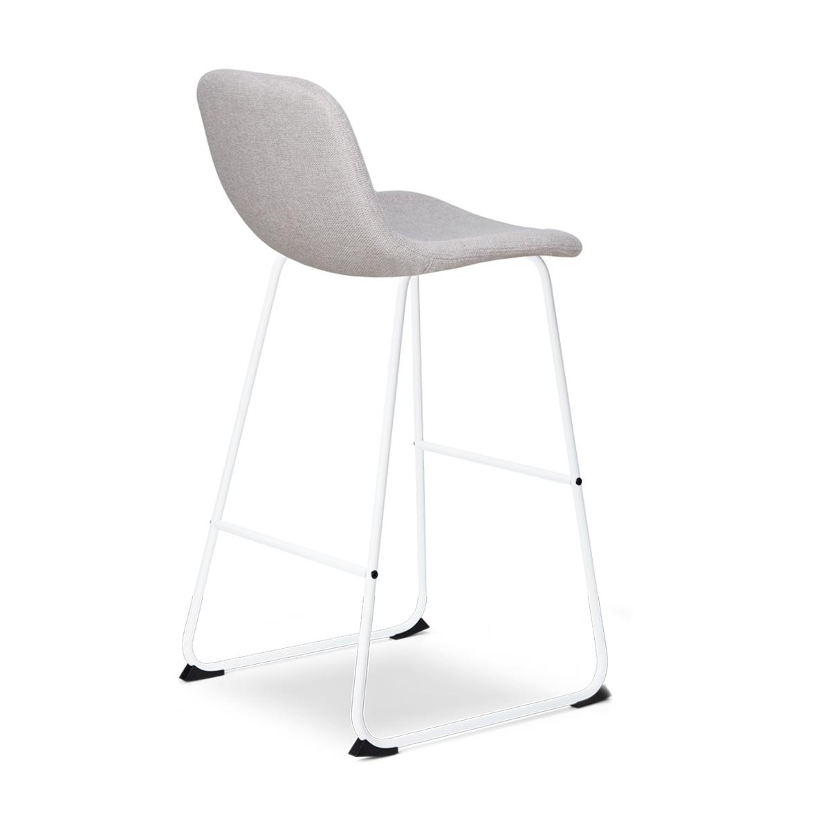 Nolon Nino-Mats Barkrukken Set van 2 - Beige - Wit - 75 cm