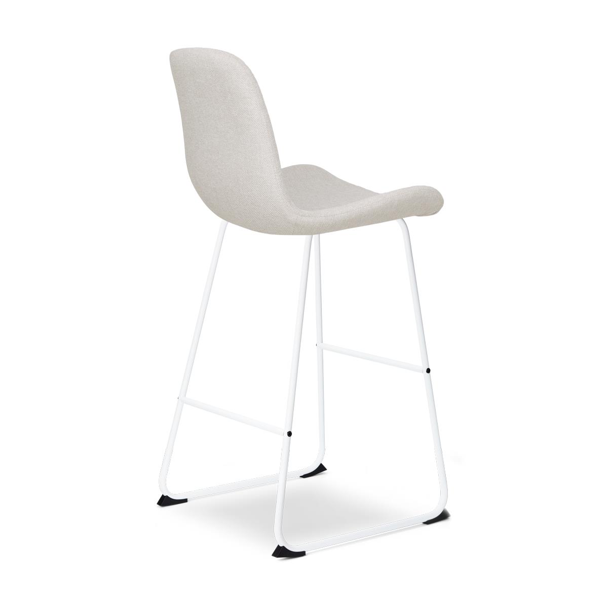 Nolon Nino-Fé Barkrukken Set van 2 - Beige - Wit - 75 cm