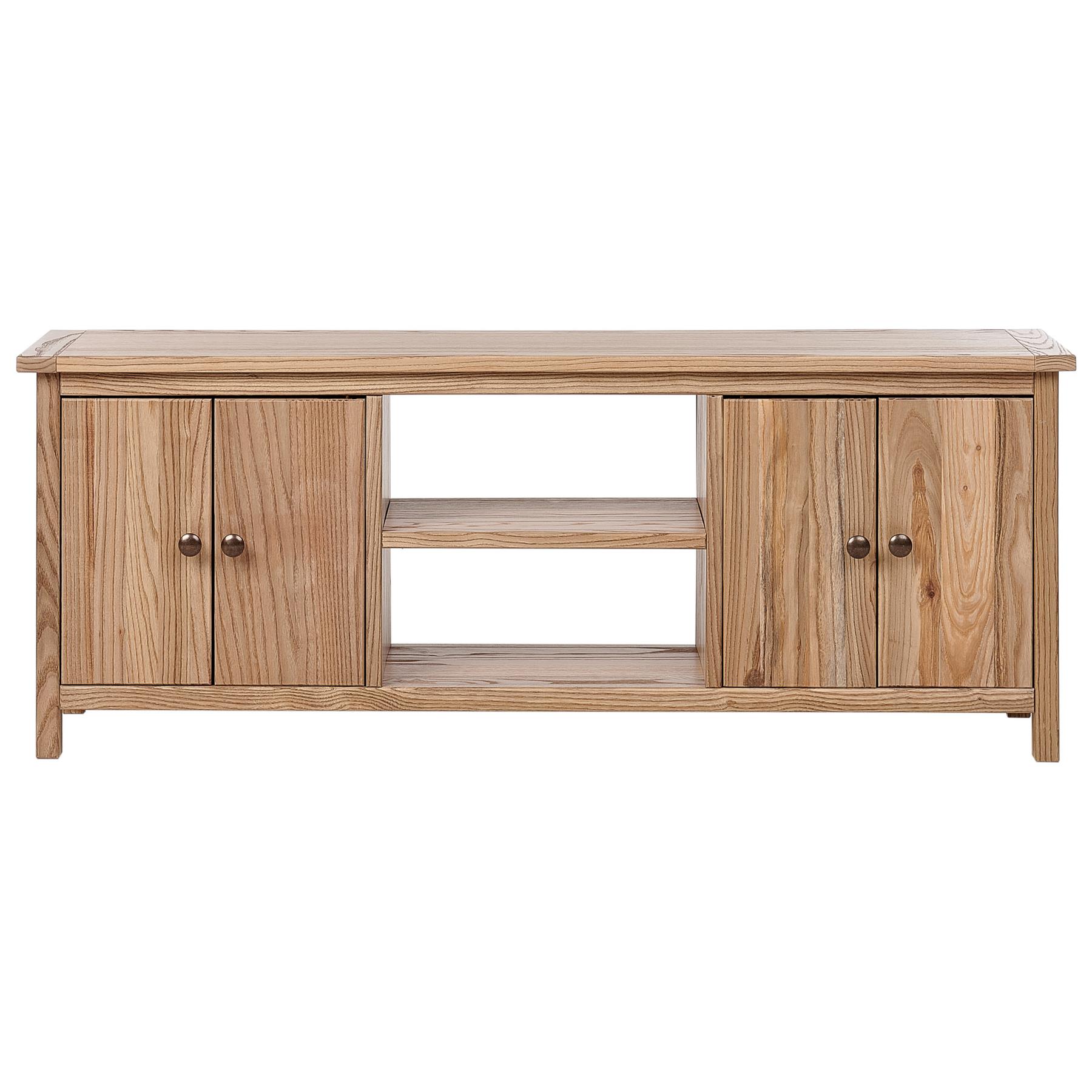 Beliani - SALTON - Tv-meubel - Lichte houtkleur - Sassafras