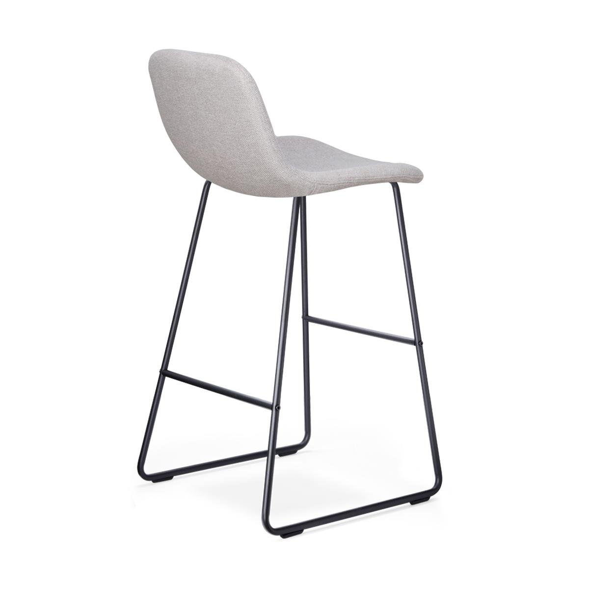 Nolon Nino-Mats Barkrukken Set van 2 - Beige - Zwart - 75 cm