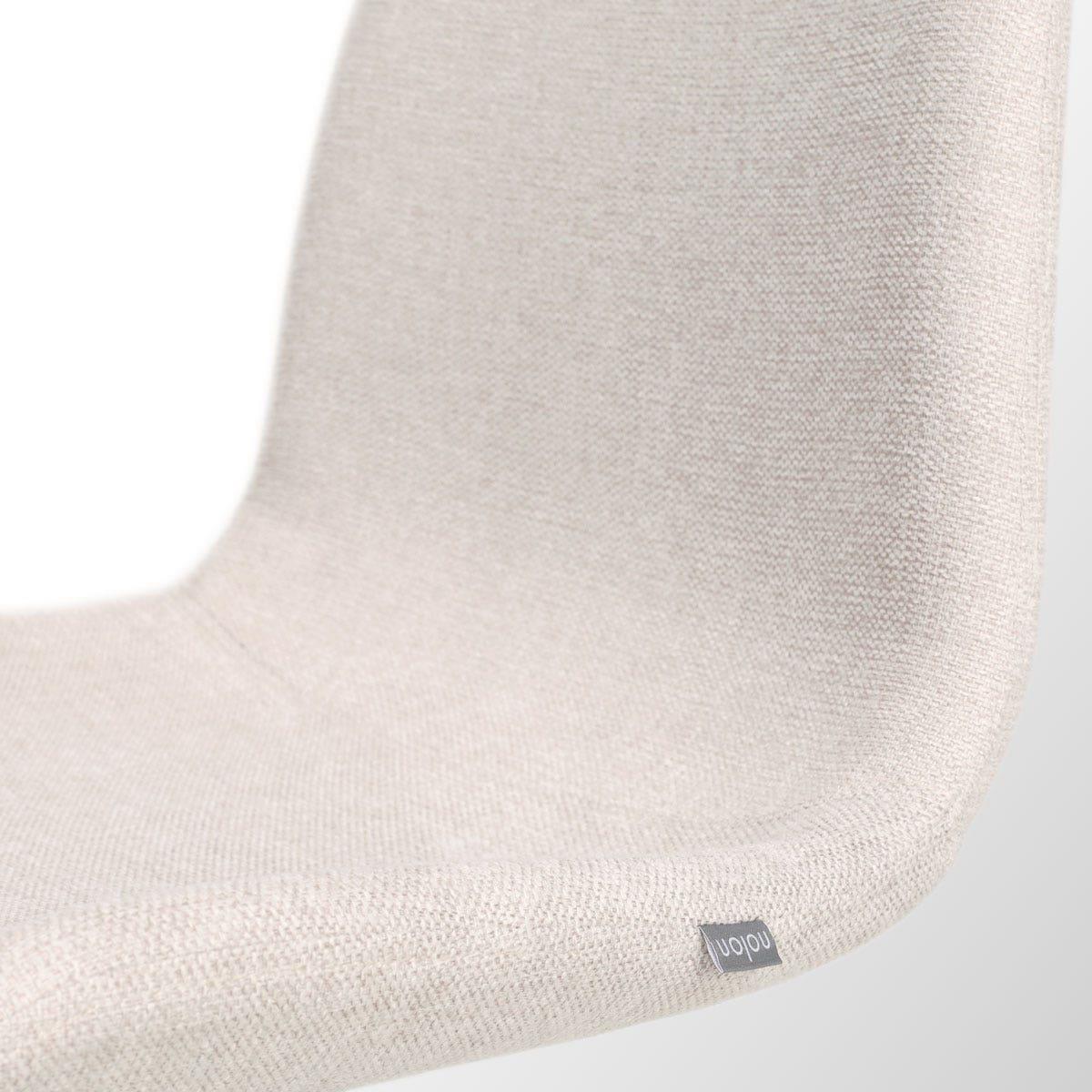 Nolon Nino-Fé Barkrukken Set van 2 - Beige - Wit - 75 cm