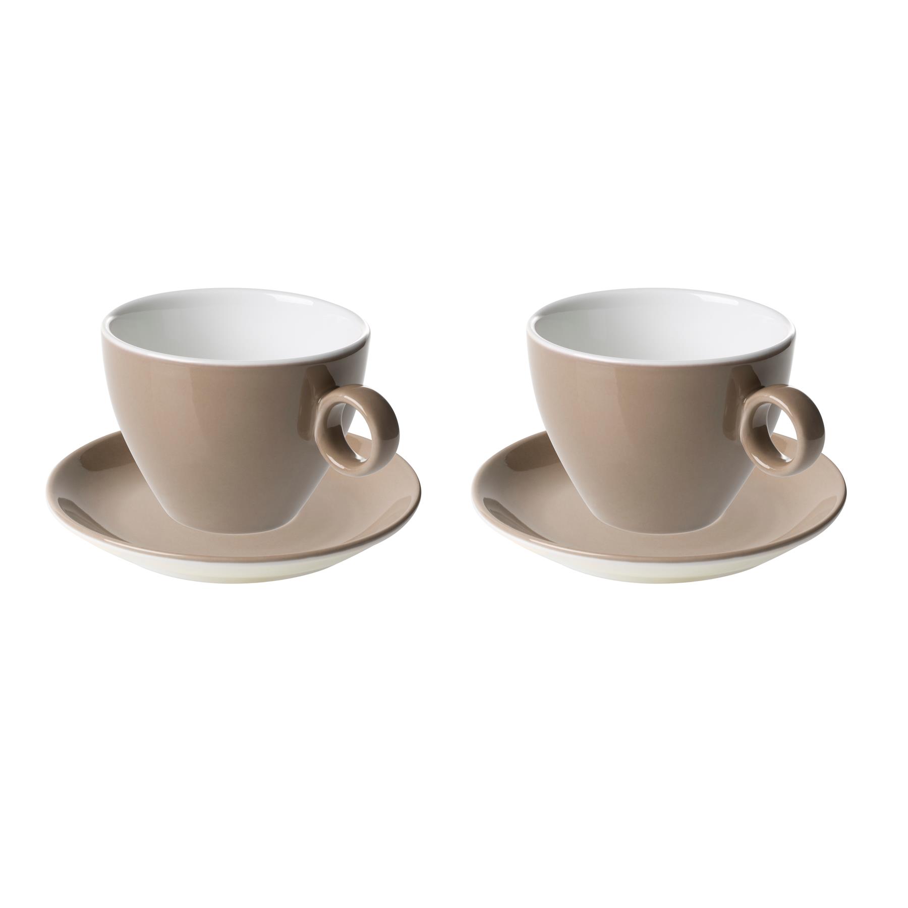 Maastricht Porselein Cappuccinoset Bart Colour 23cl Bruin 2 stuk(s)
