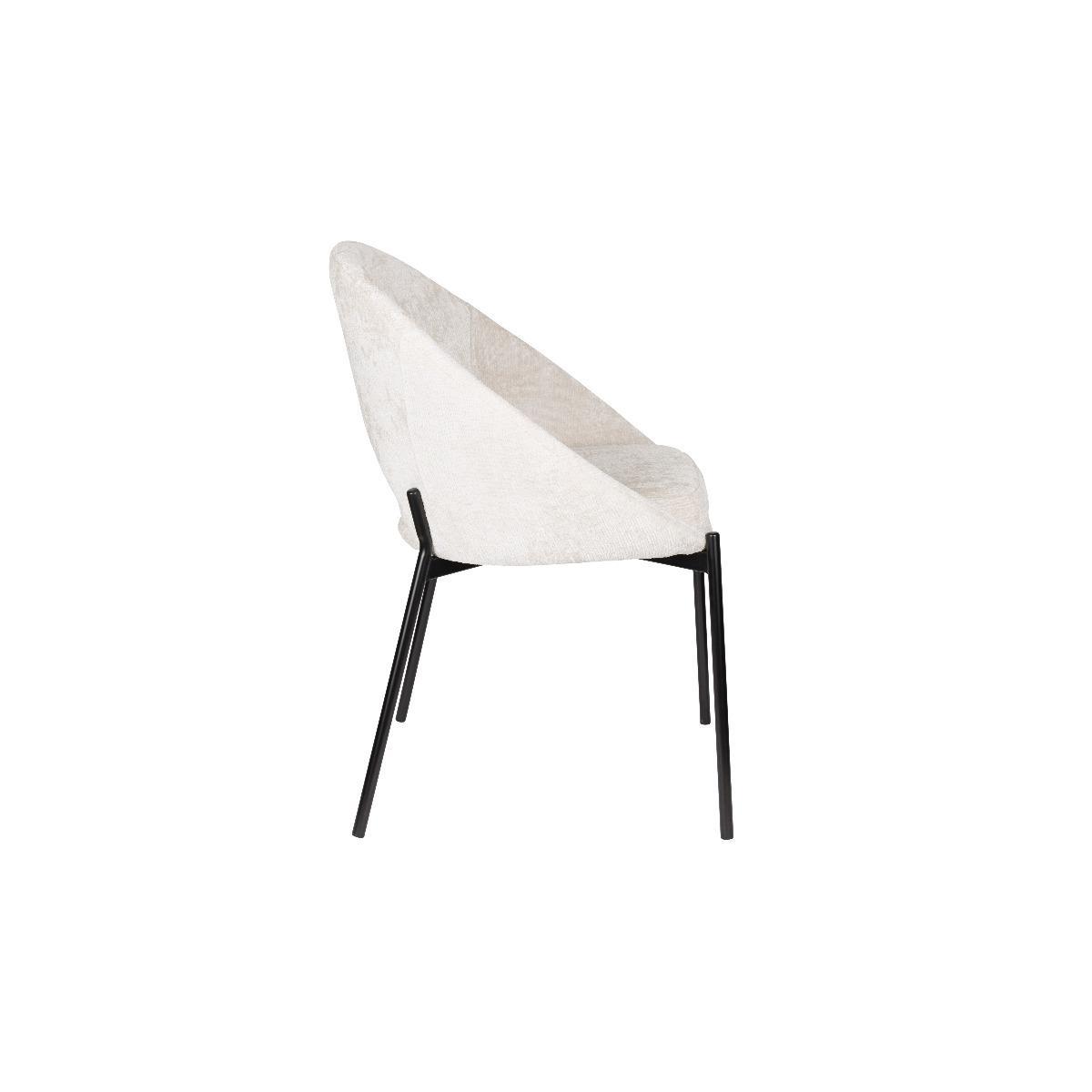Housecraft Living Dando Eetkamerstoelen Off White - Set van 2