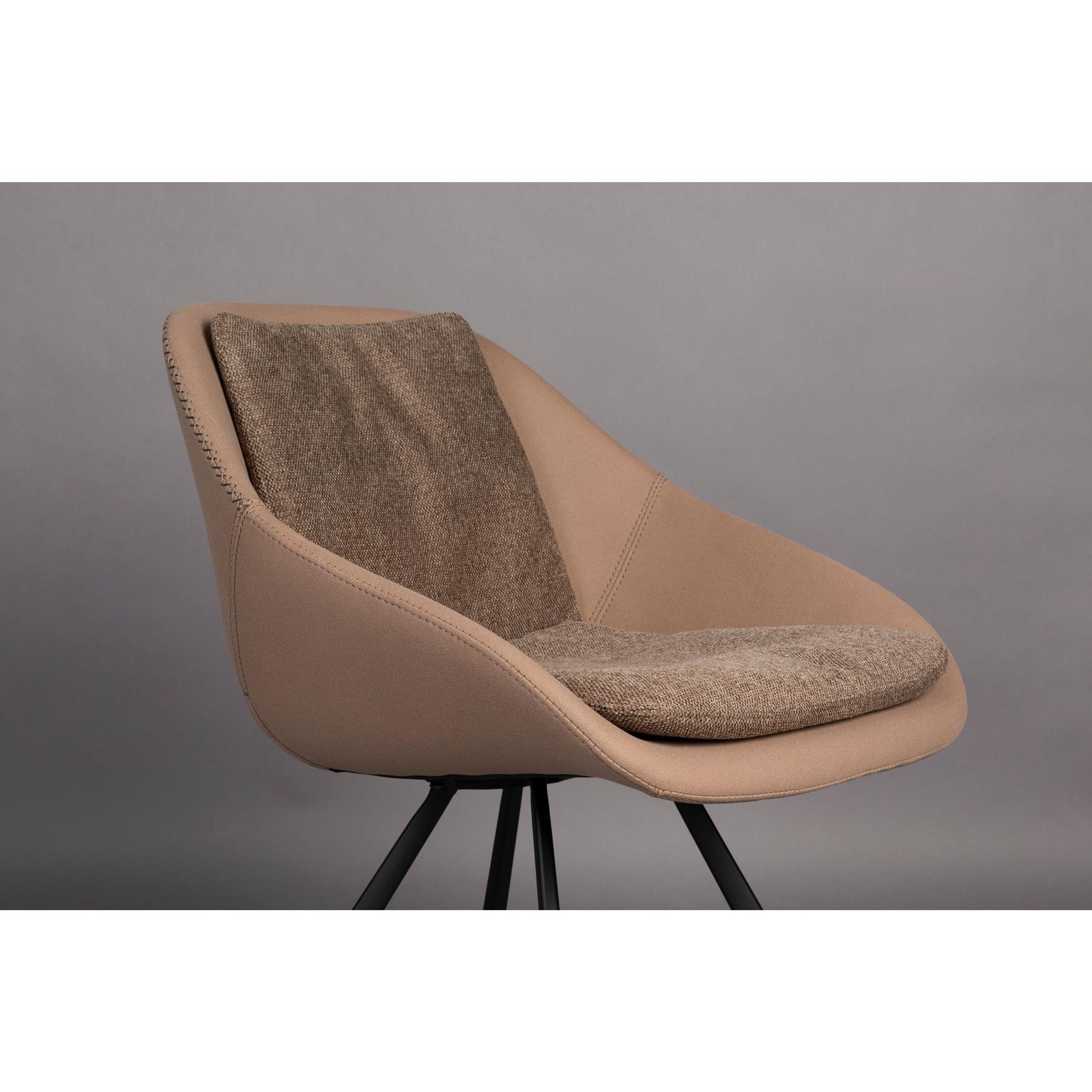 Dutchbone Wakefield Eetkamerstoelen Beige - Set van 2